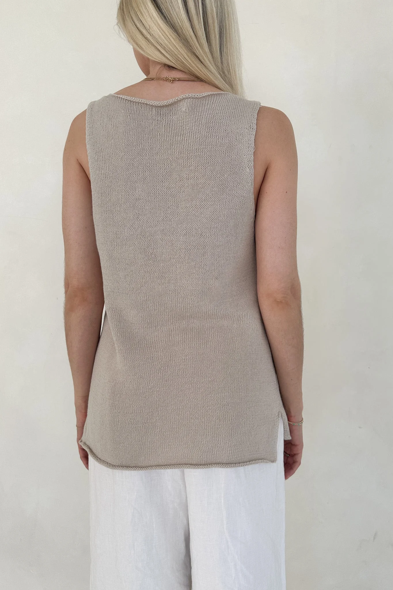 Amaya Woven Side Slit Top - Image 4