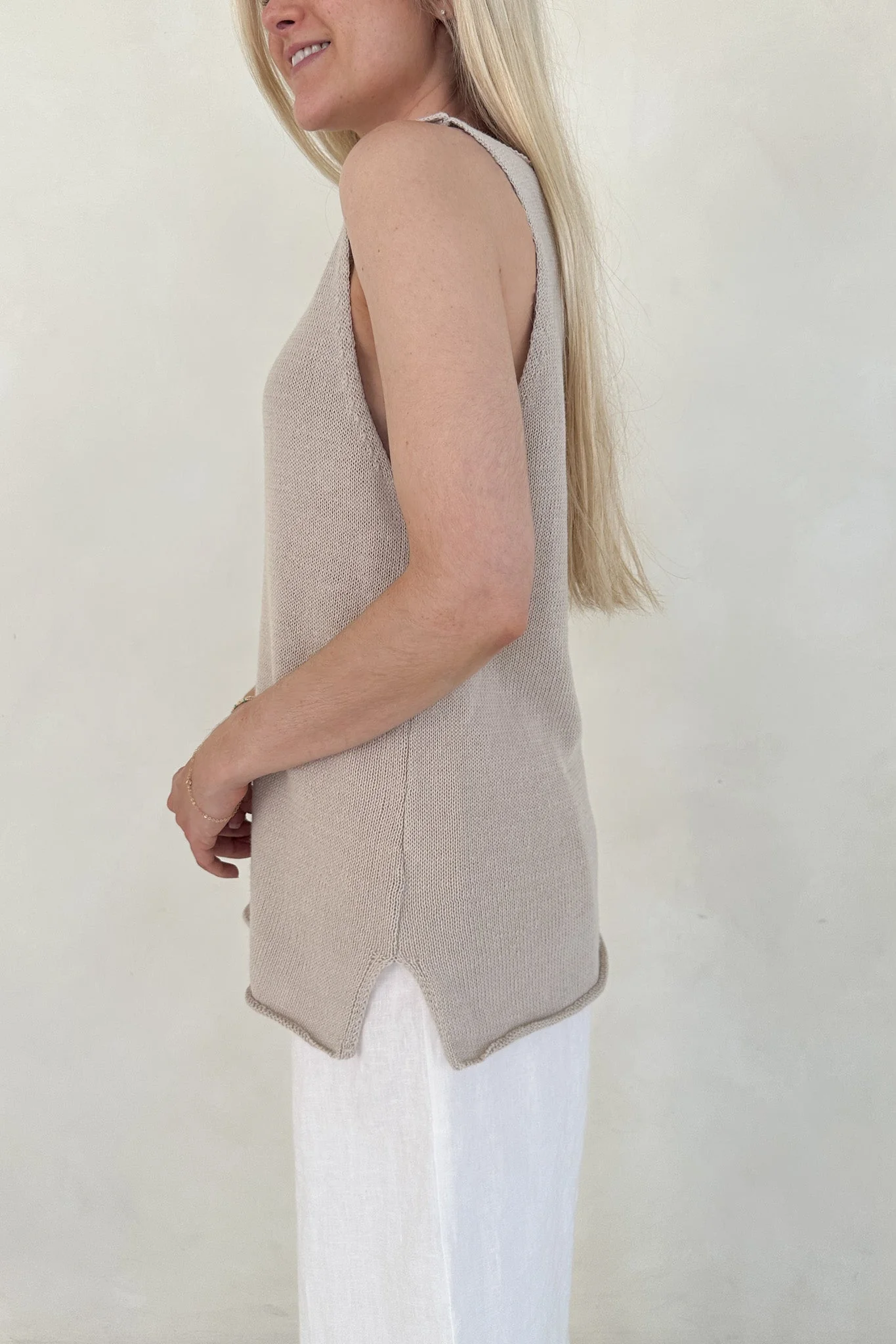 Amaya Woven Side Slit Top - Image 5