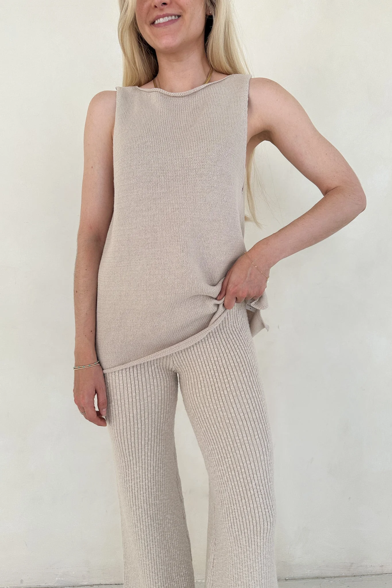 Amaya Woven Side Slit Top - Image 8