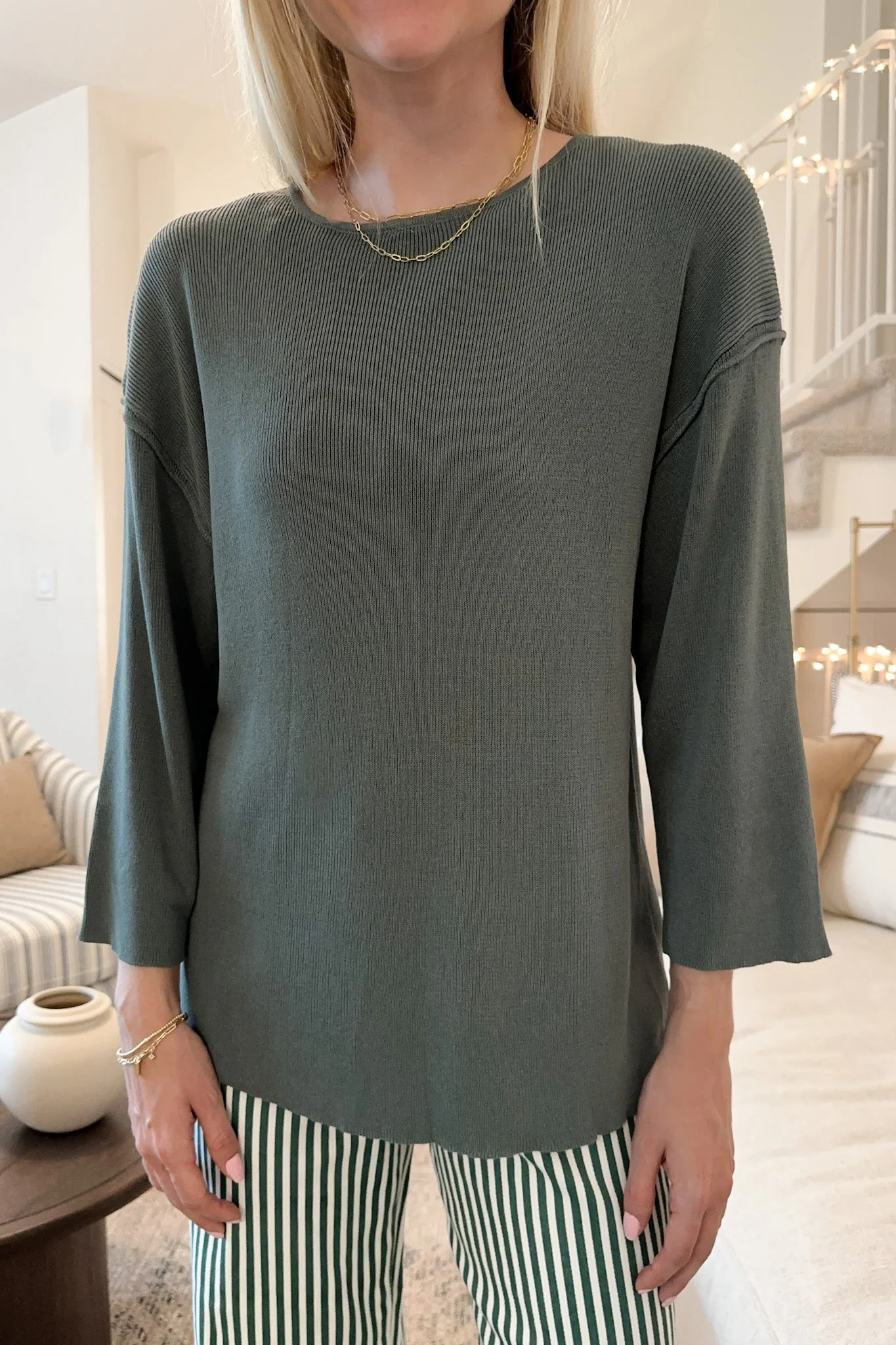Barcelona Drop Shoulder Top - Image 4