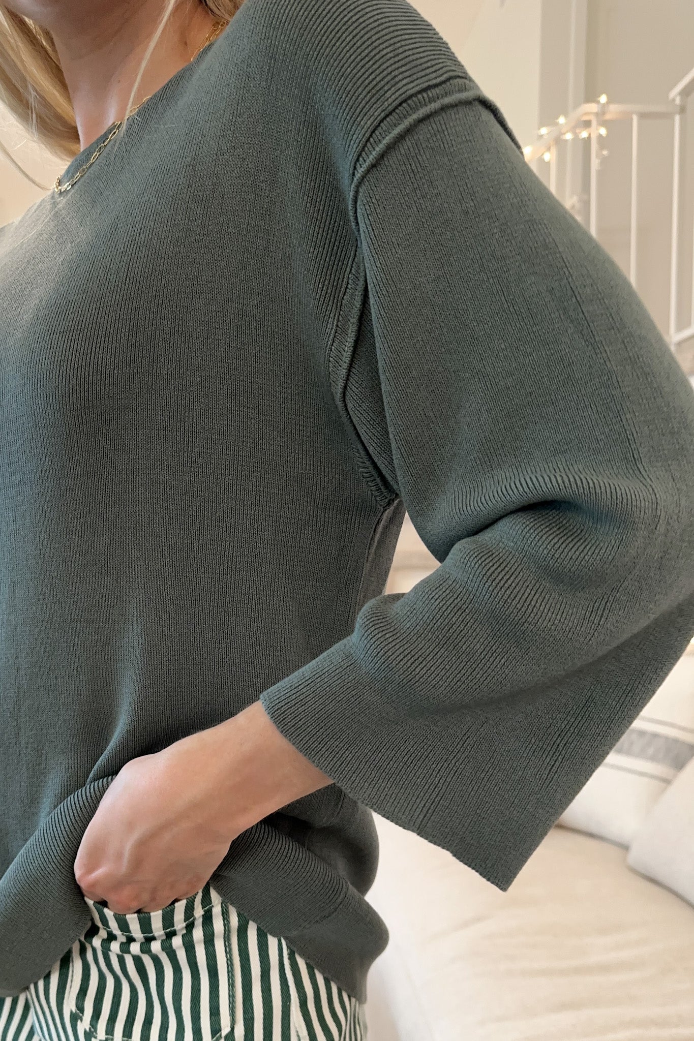 Barcelona Drop Shoulder Top - Image 7