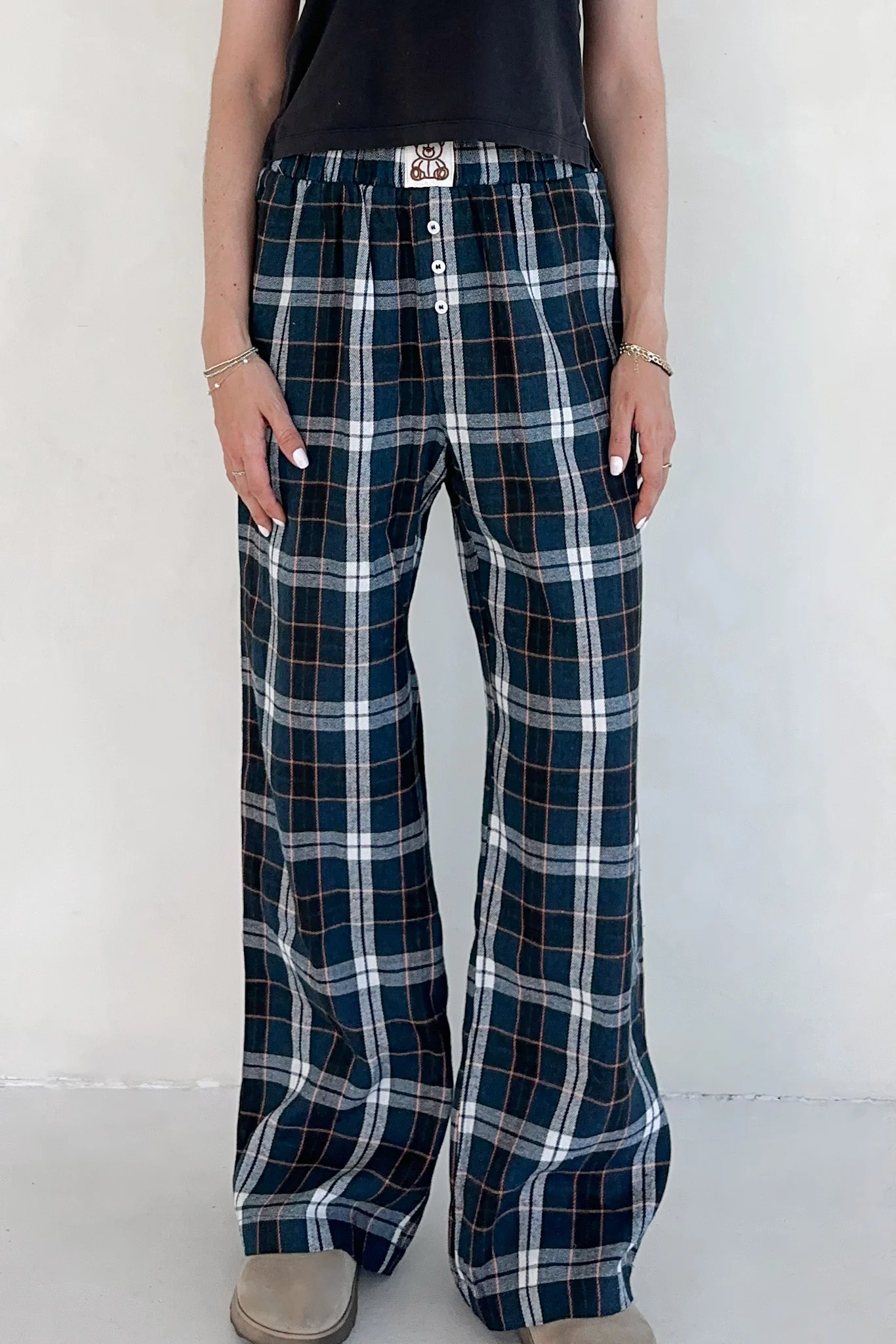 Bear Hug Pajama Style Pants - Image 6