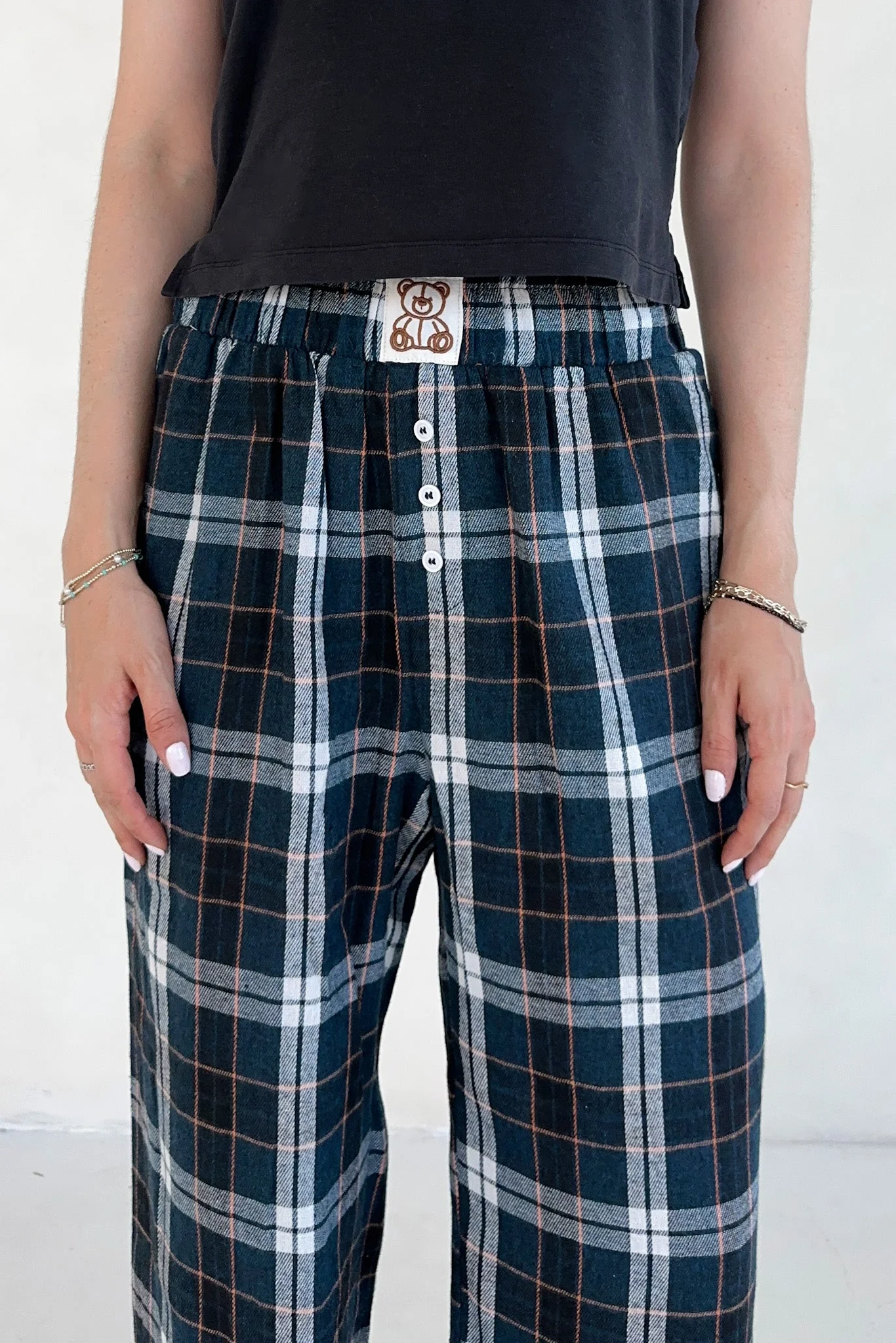 Bear Hug Pajama Style Pants - Image 7