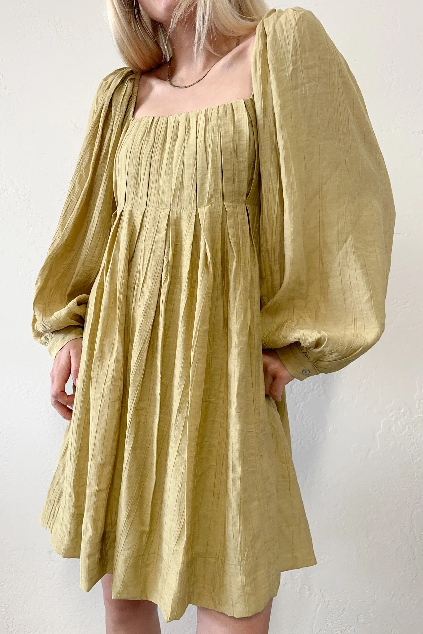Belmont Square Neck Babydoll Dress - Image 4