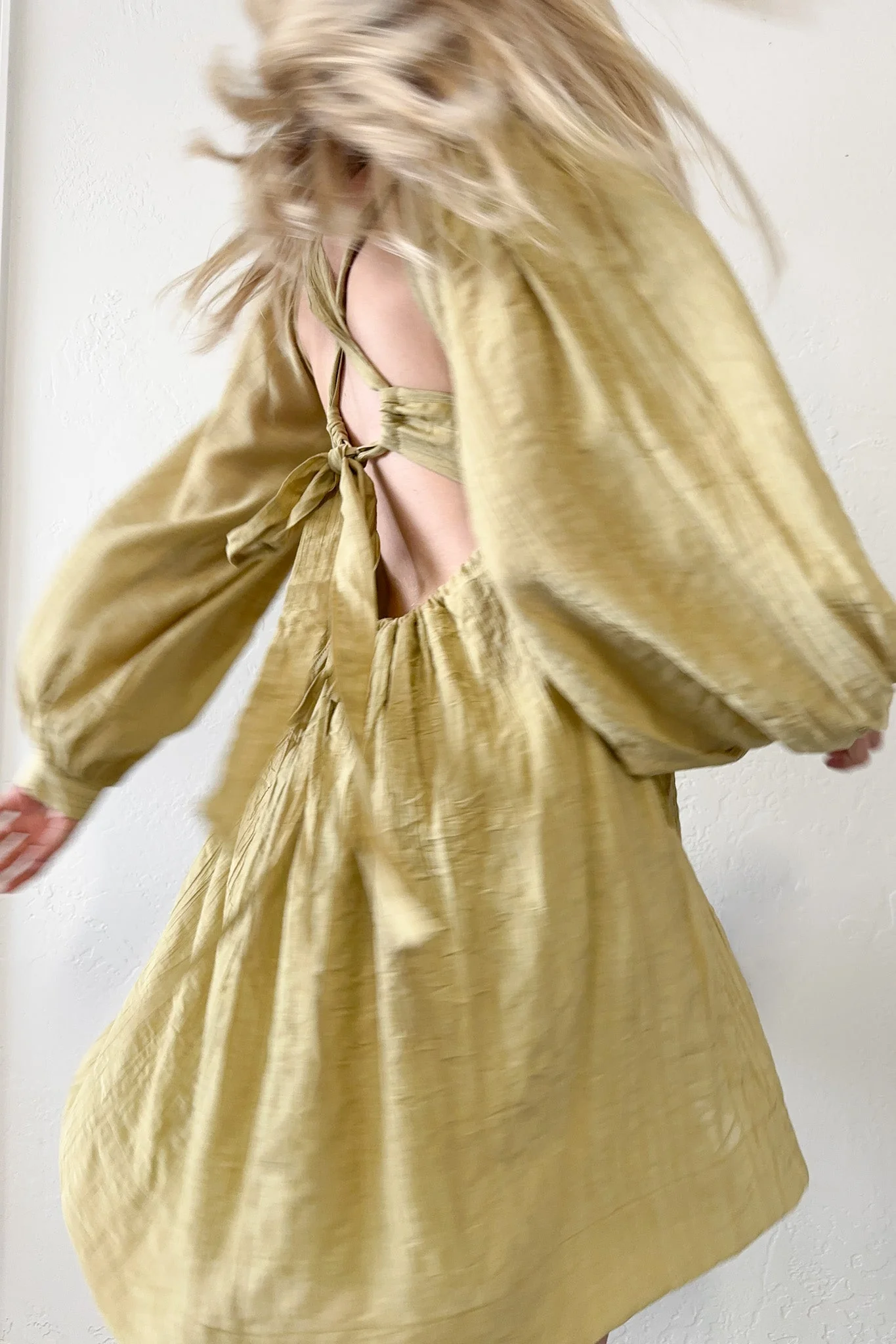 Belmont Square Neck Babydoll Dress - Image 5