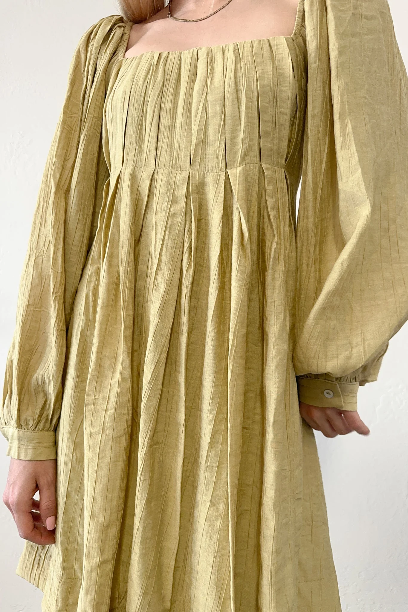 Belmont Square Neck Babydoll Dress - Image 6