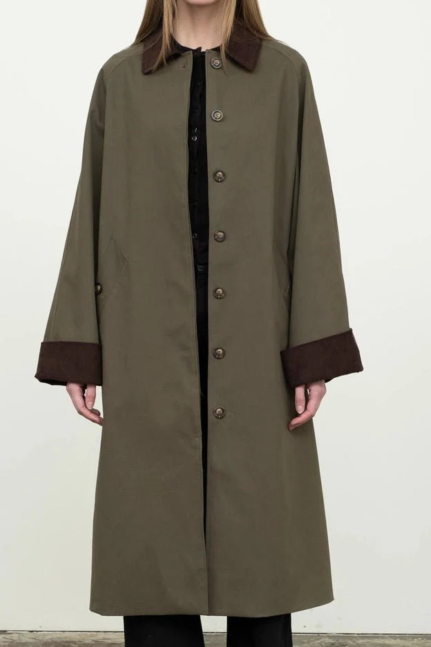 Benni Midi Button Down Trench Coat
