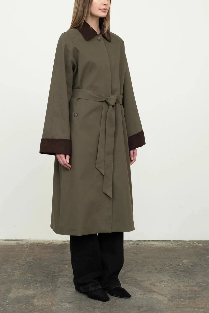 Benni Midi Button Down Trench Coat - Image 4