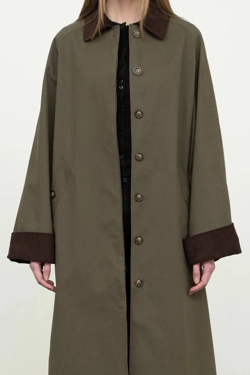 Benni Midi Button Down Trench Coat - Image 5
