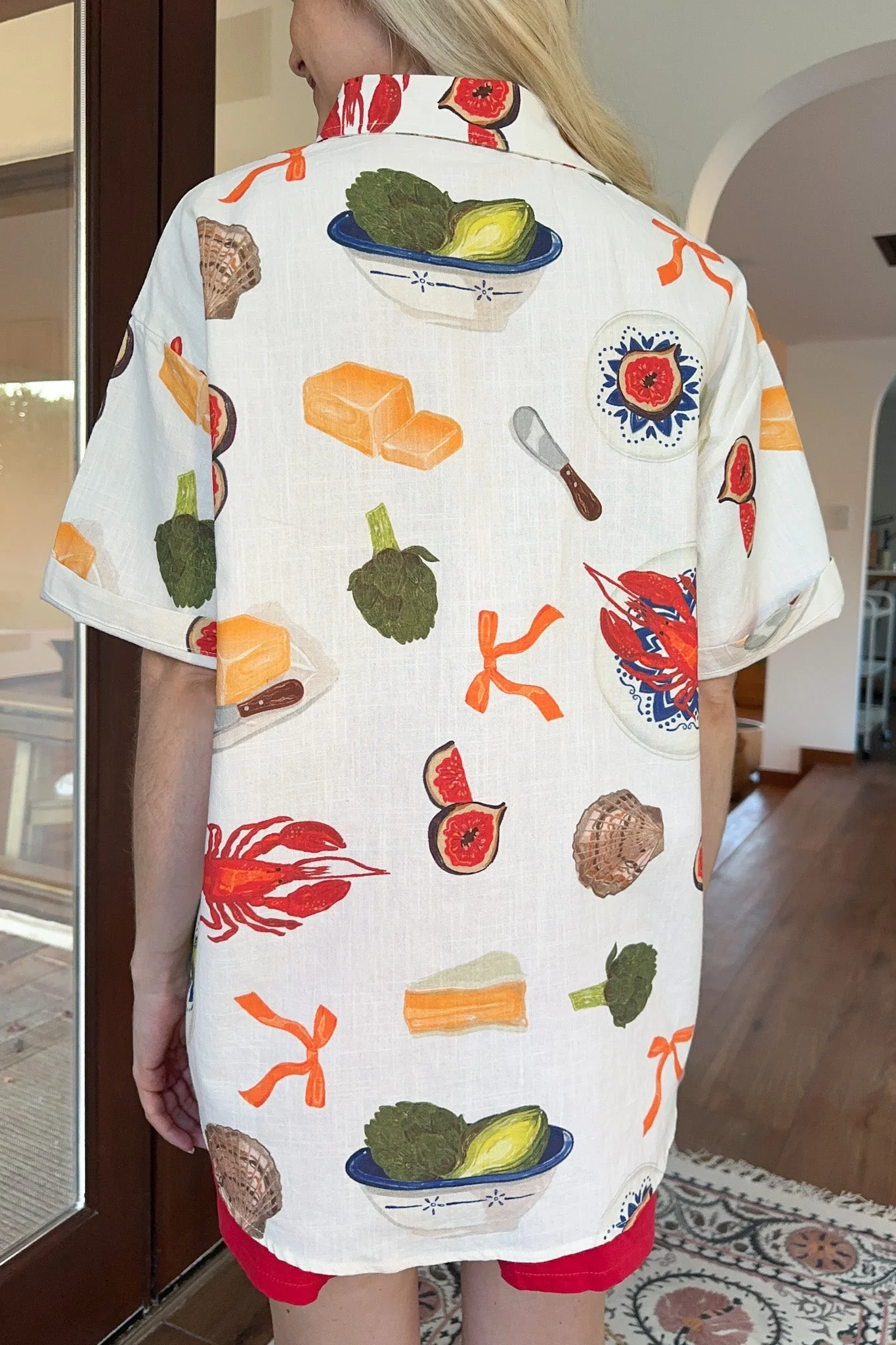 Bon Appetite Cotton Button Up Shirt - Image 5