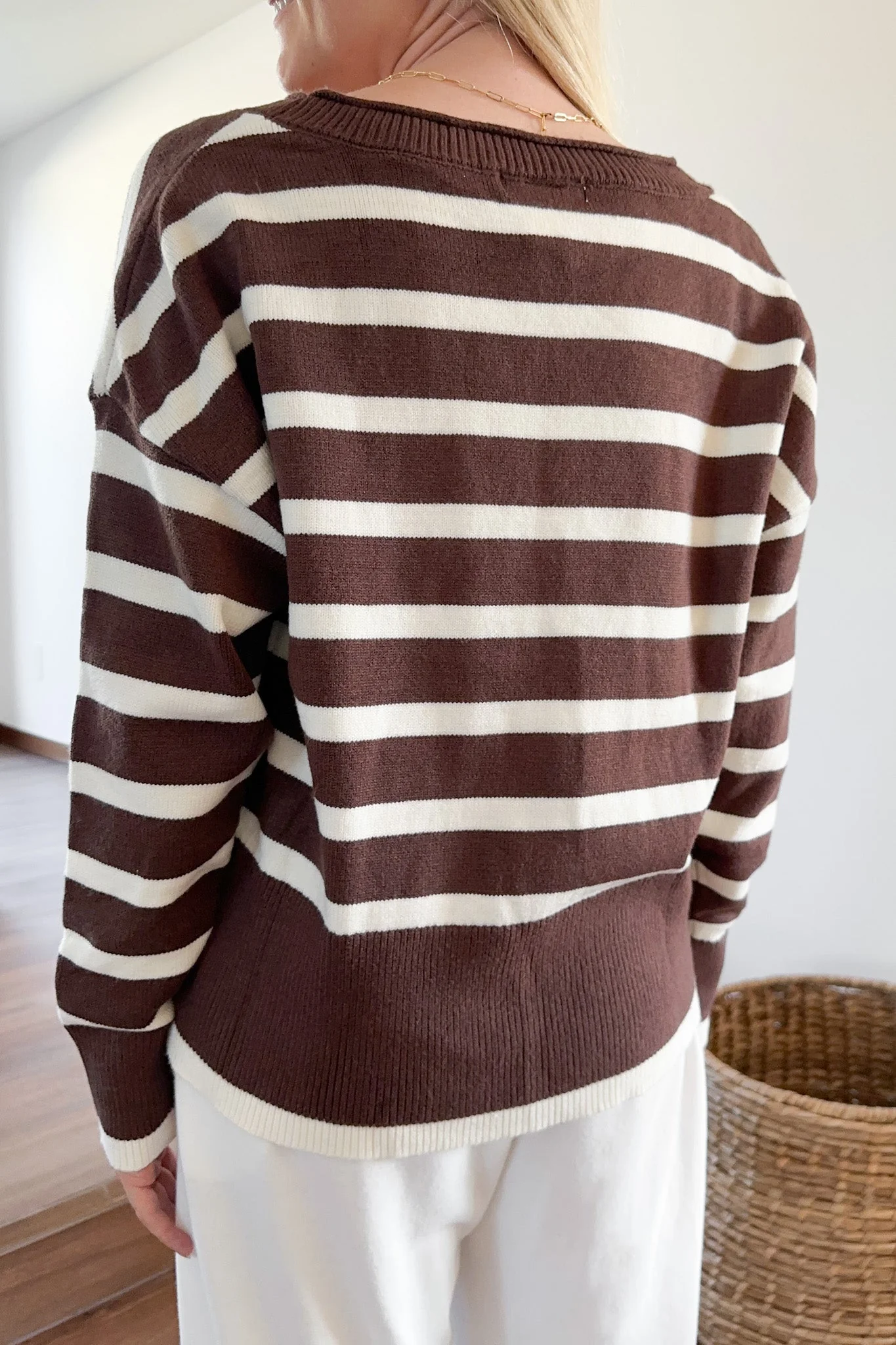 Brooklyn Striped Knit Cardigan - Image 6