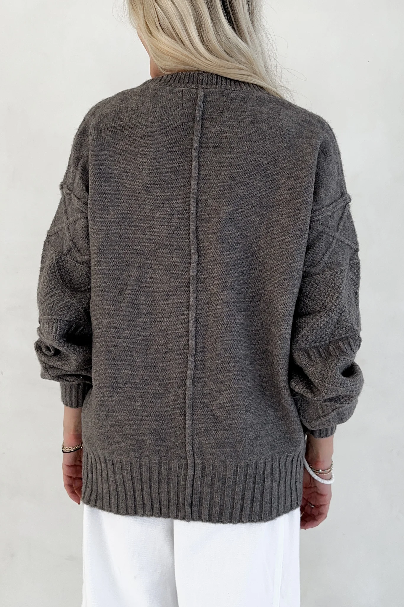 Brooks Textured Knit Button Up Cardigan - Image 6