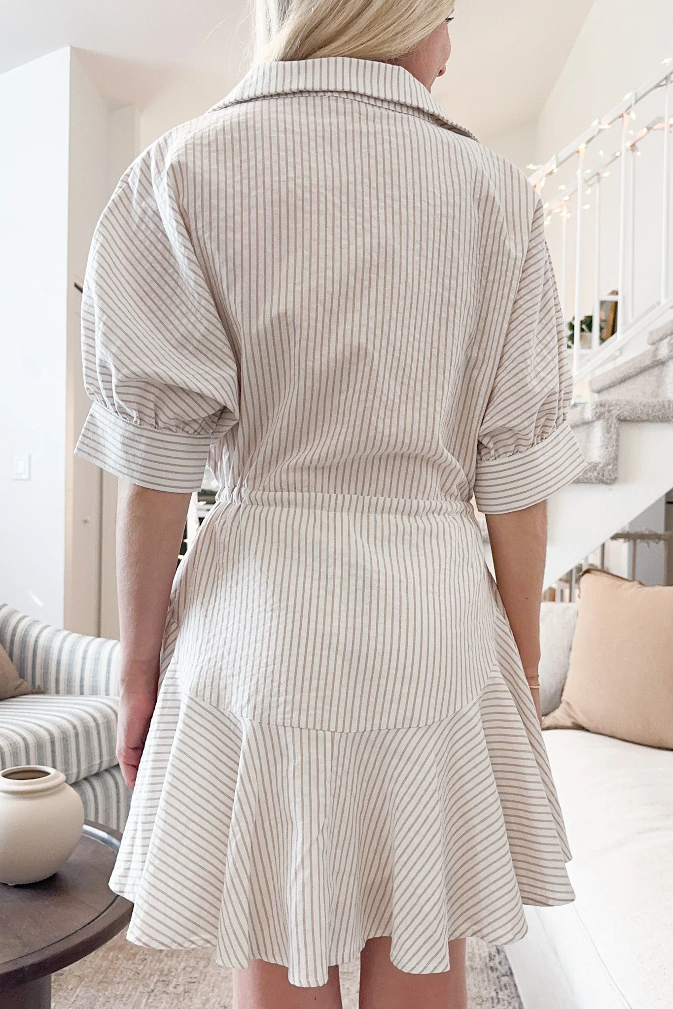 Cammy Striped Buttondown Dress - Image 6