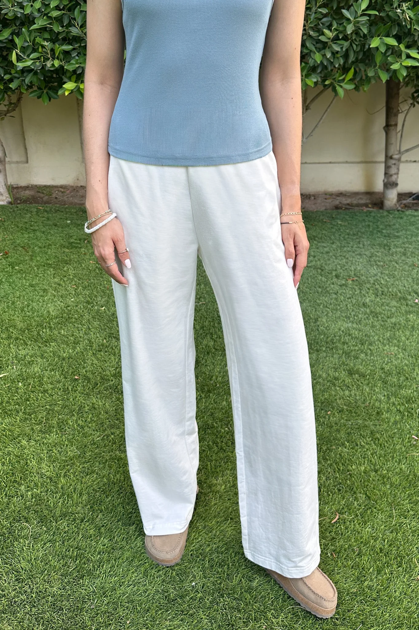 Cannon Relaxed Cotton Pants in White