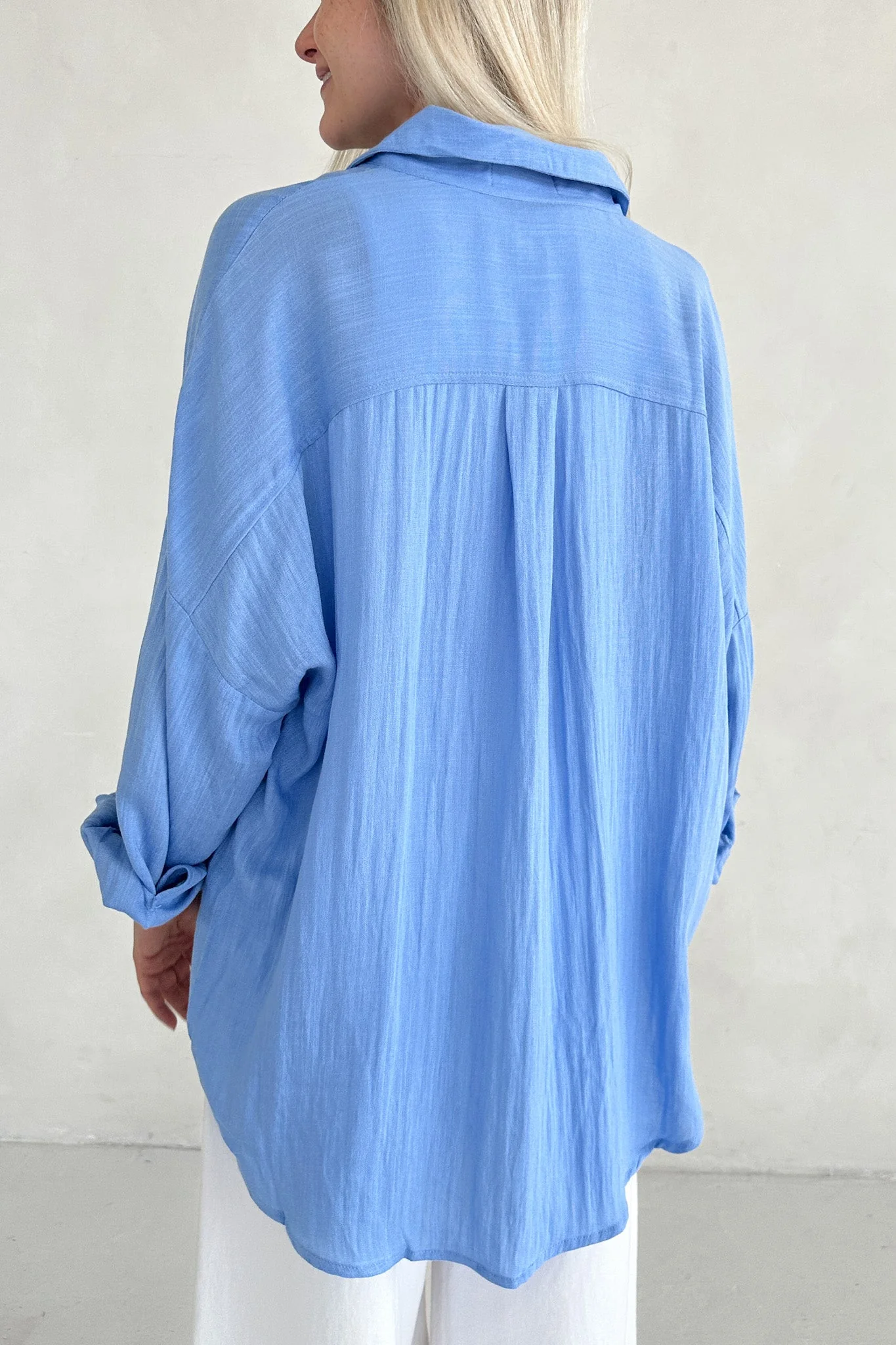 Cape Cod Woven Button Down Long Sleeve Shirt - Image 2