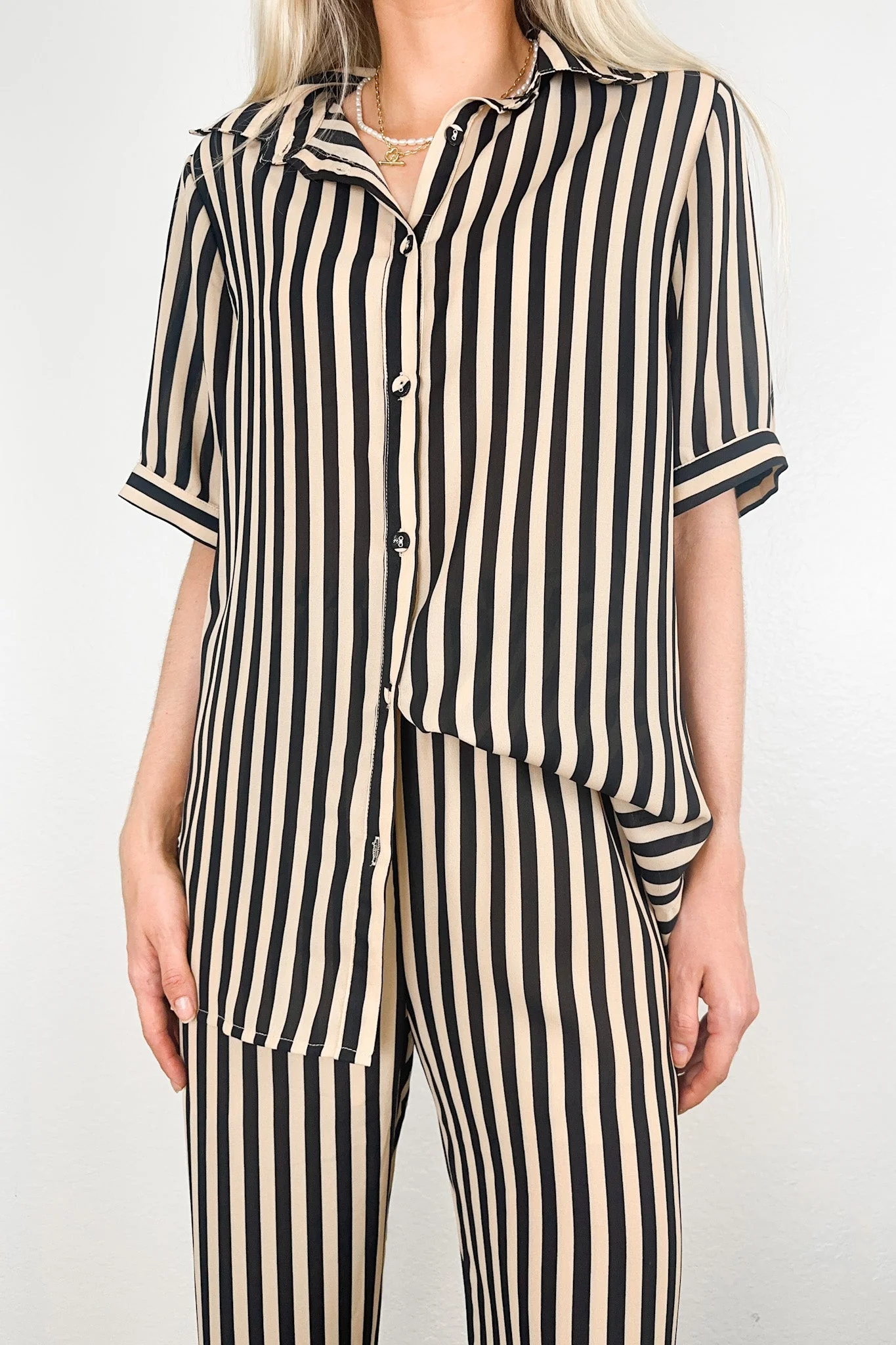 Capri Striped Pant Set - Image 3