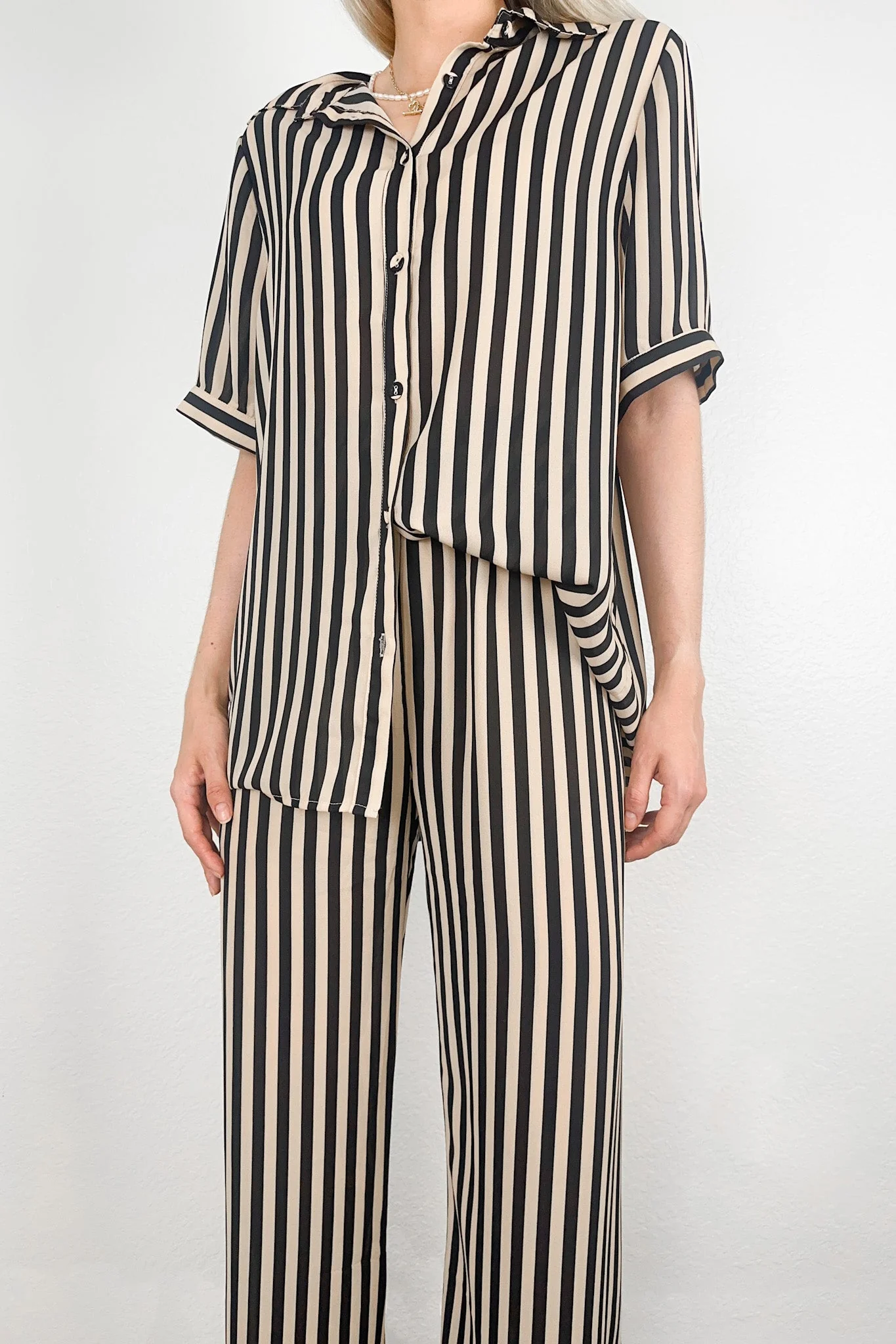 Capri Striped Pant Set - Image 5