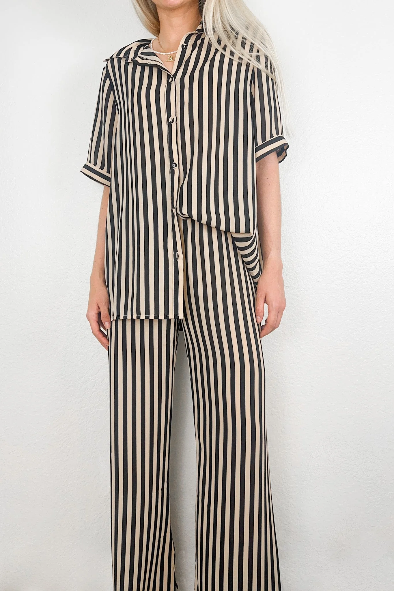 Capri Striped Pant Set - Image 6