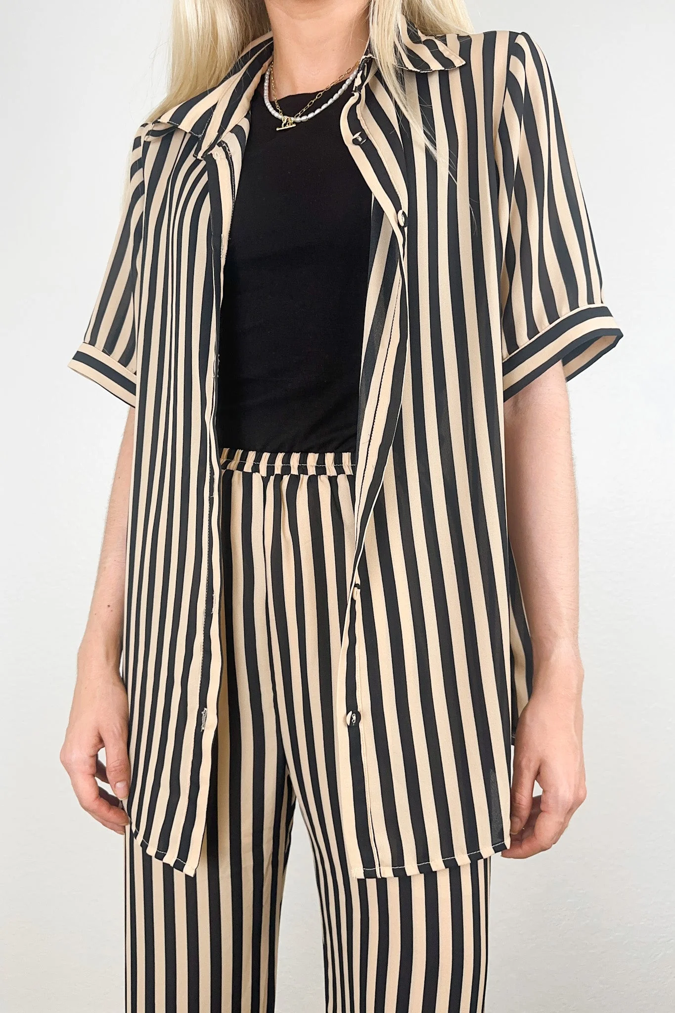 Capri Striped Pant Set - Image 7