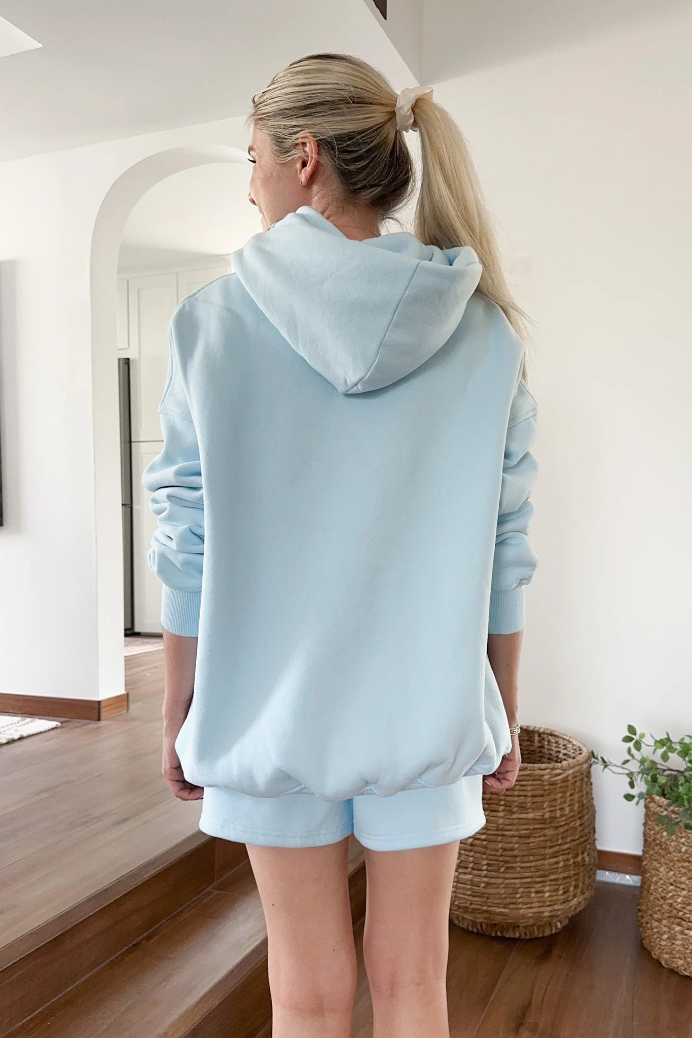 Caribbean Blues Drawstring Shorts - Image 6