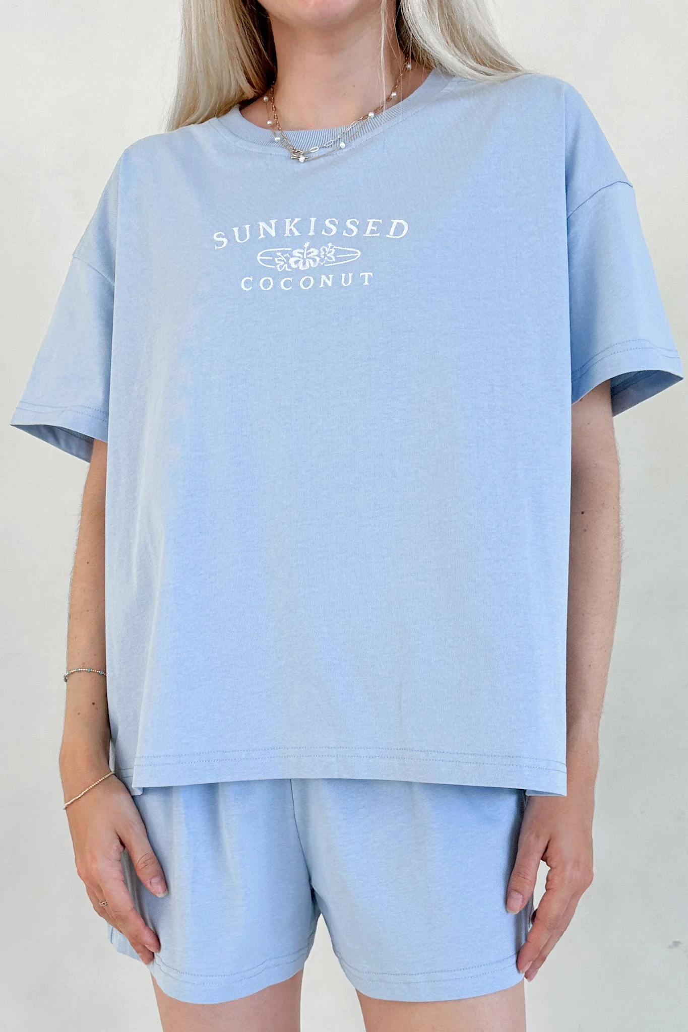 Coconut Shorts in Coastal Blue - Image 3
