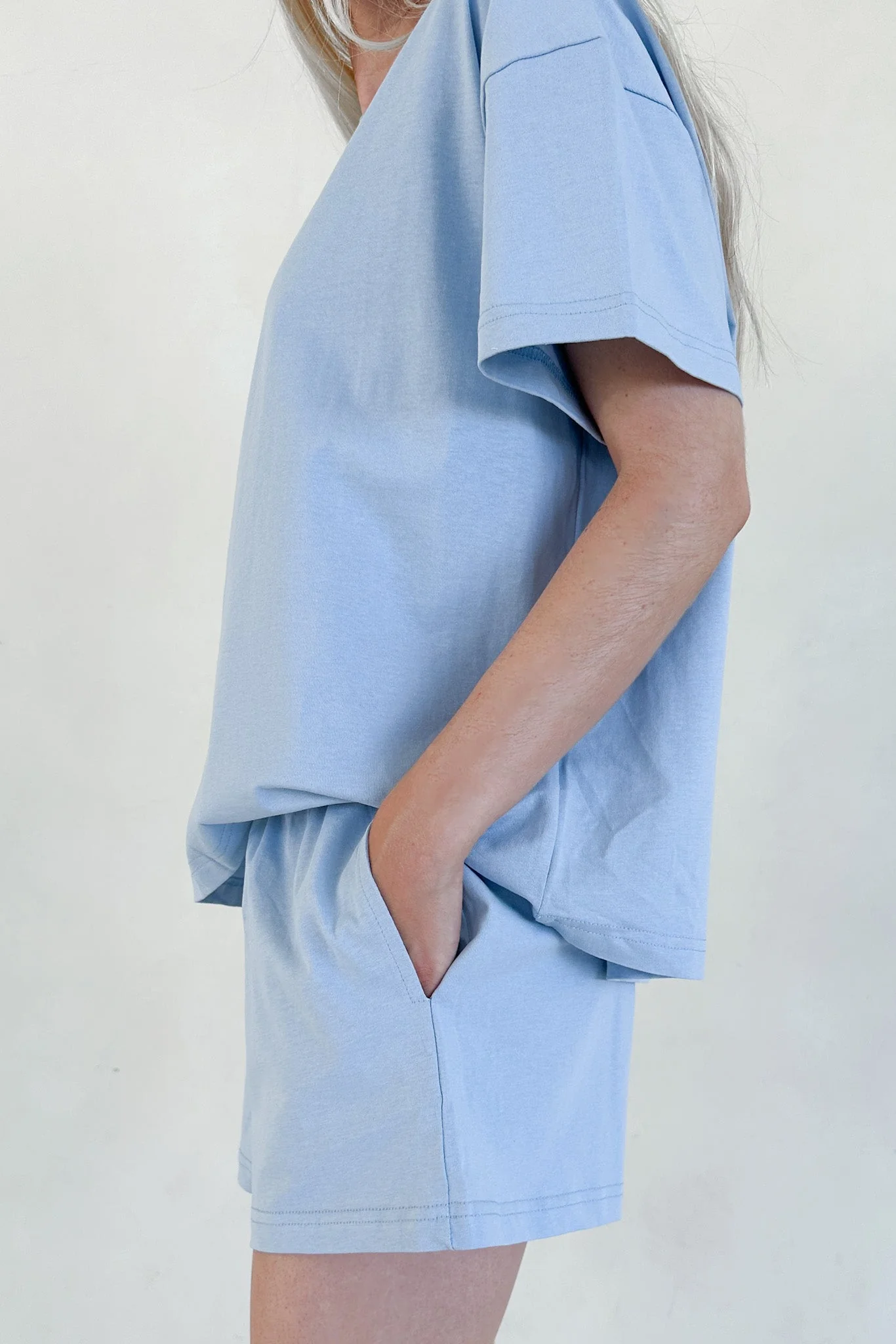 Coconut Shorts in Coastal Blue - Image 6