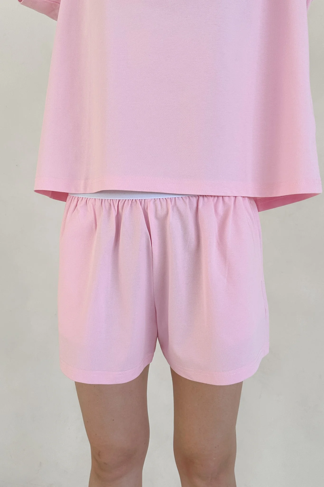 Coconut Shorts in Coastal Sunset Pink - Image 4