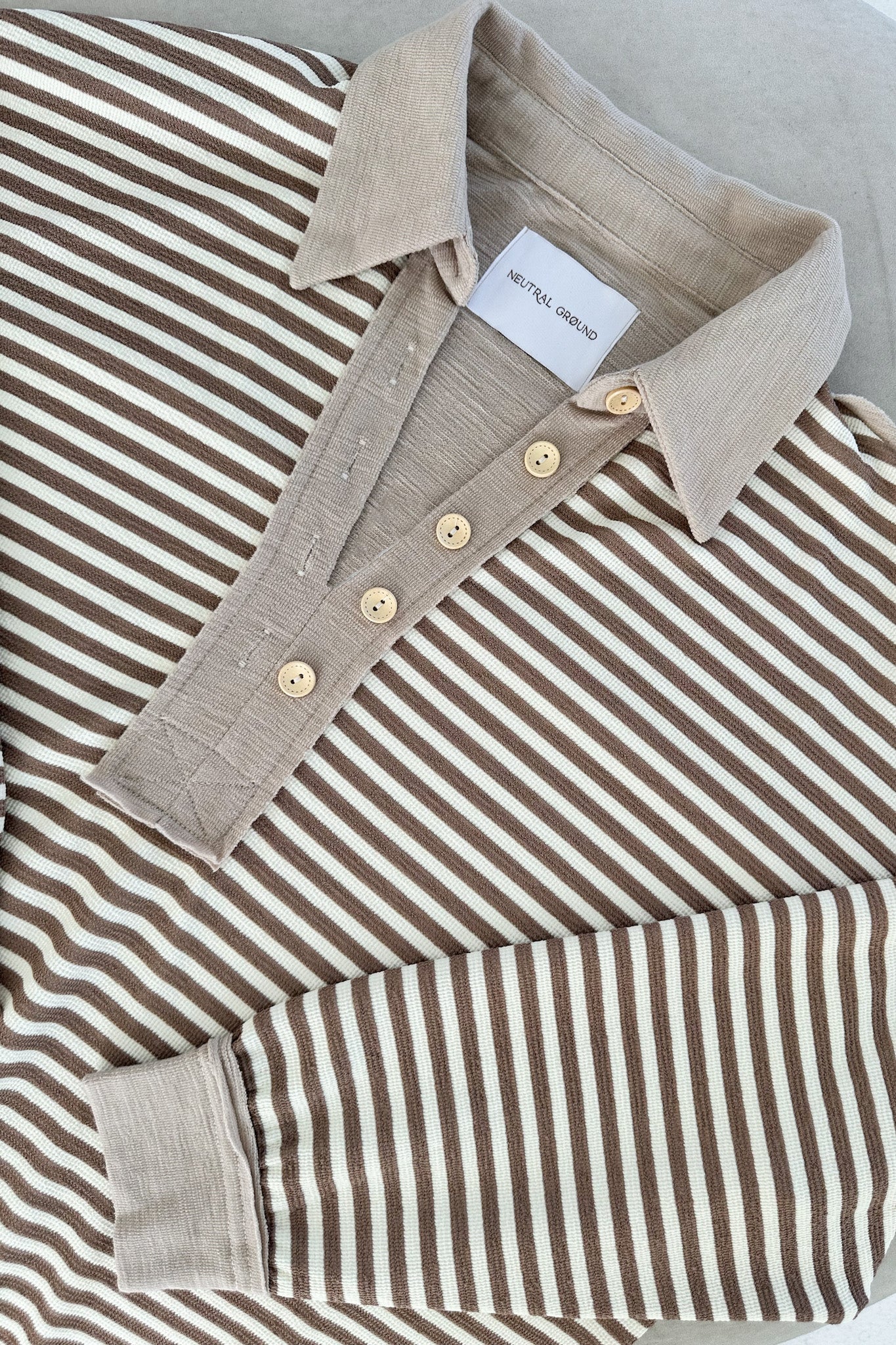 Coffee Run Striped Pullover - Image 3