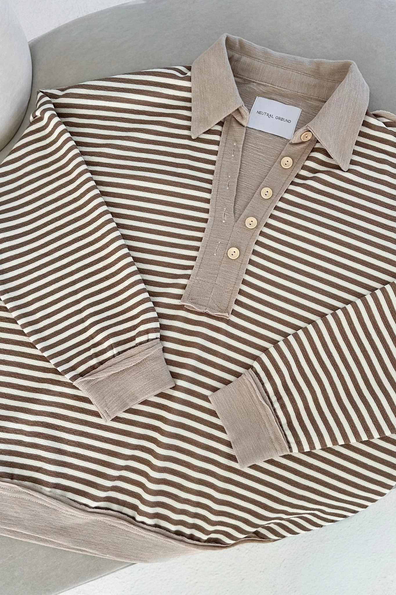 Coffee Run Striped Pullover - Image 8