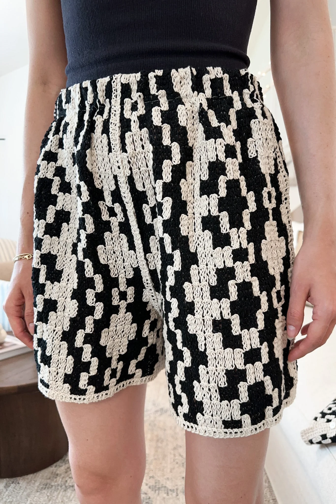 Cove Crochet Cotton Shorts - Image 5