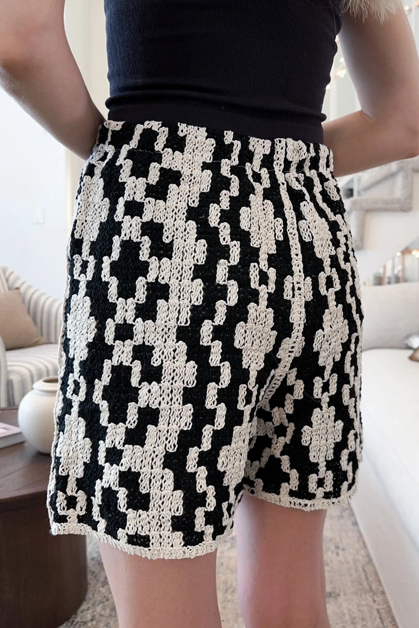 Cove Crochet Cotton Shorts - Image 7