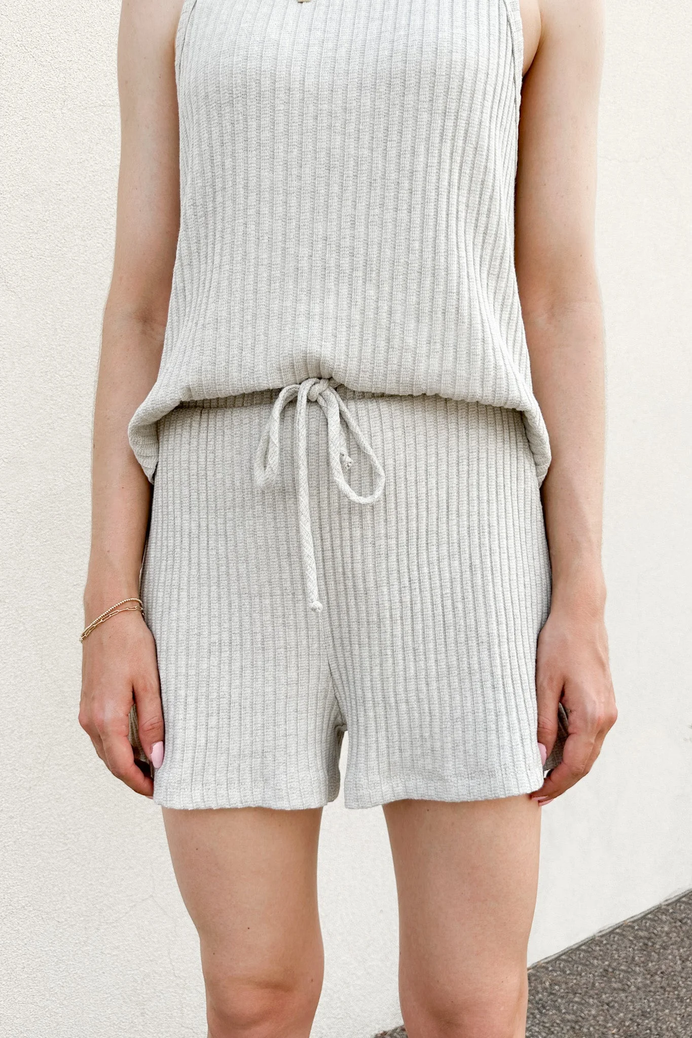 Daily Ribbed Knit Shorts