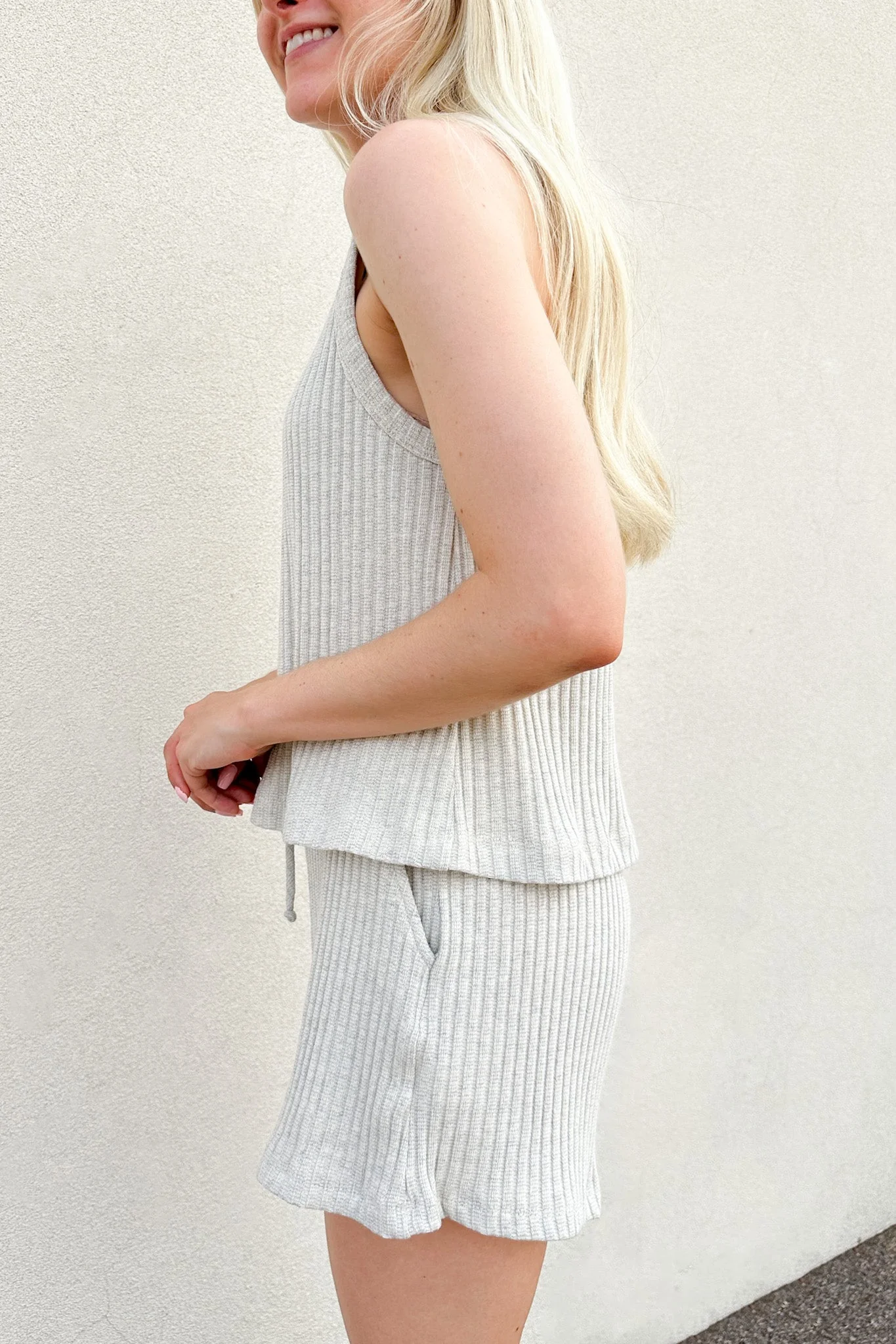 Daily Ribbed Knit Shorts - Image 6