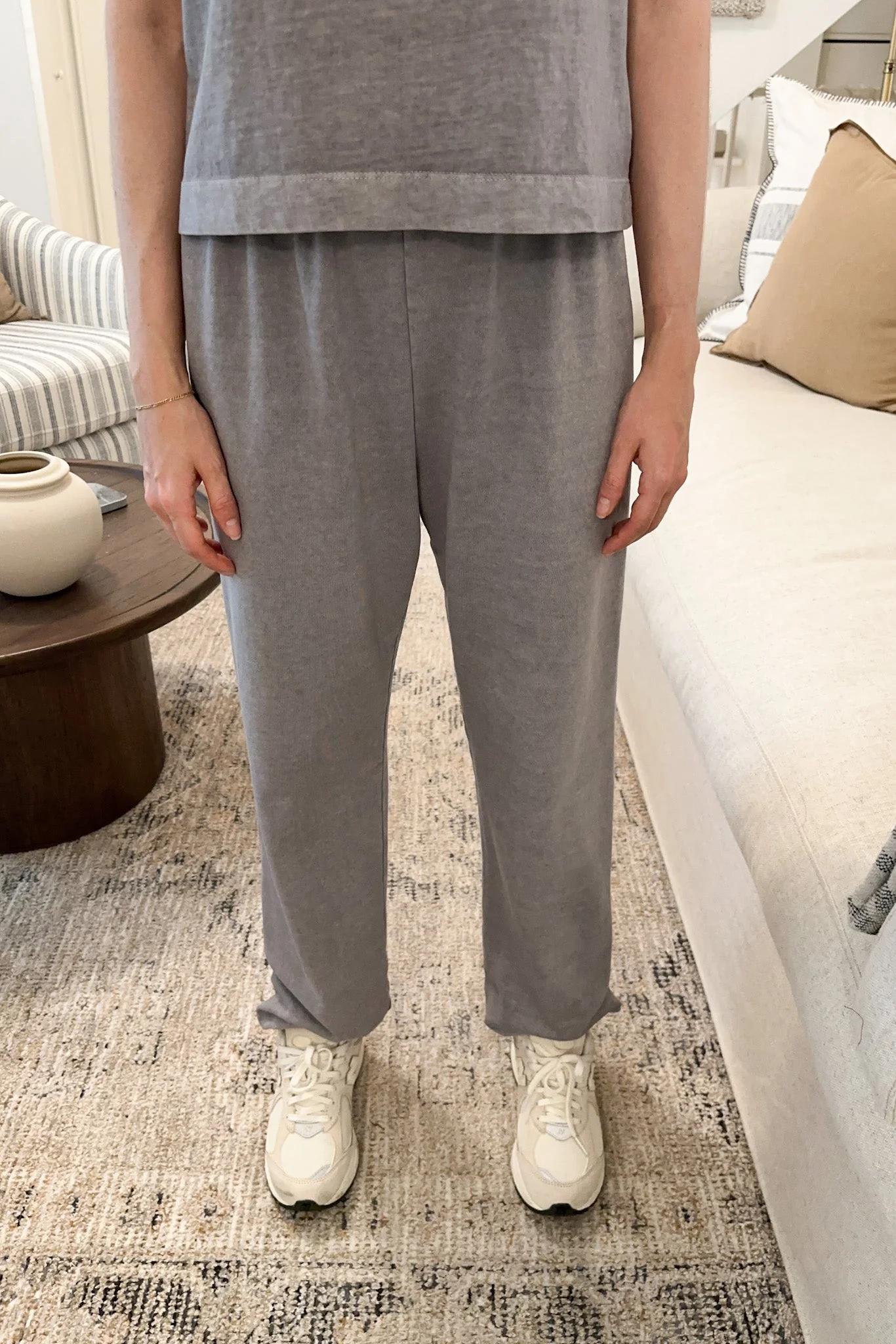 Dakota Organic Cotton Jogger Pants in Haze