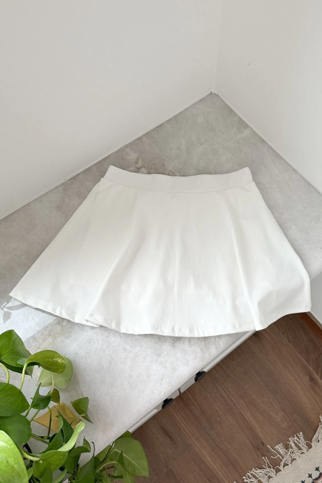 Dance With Me Tennis Skort in White - Image 2