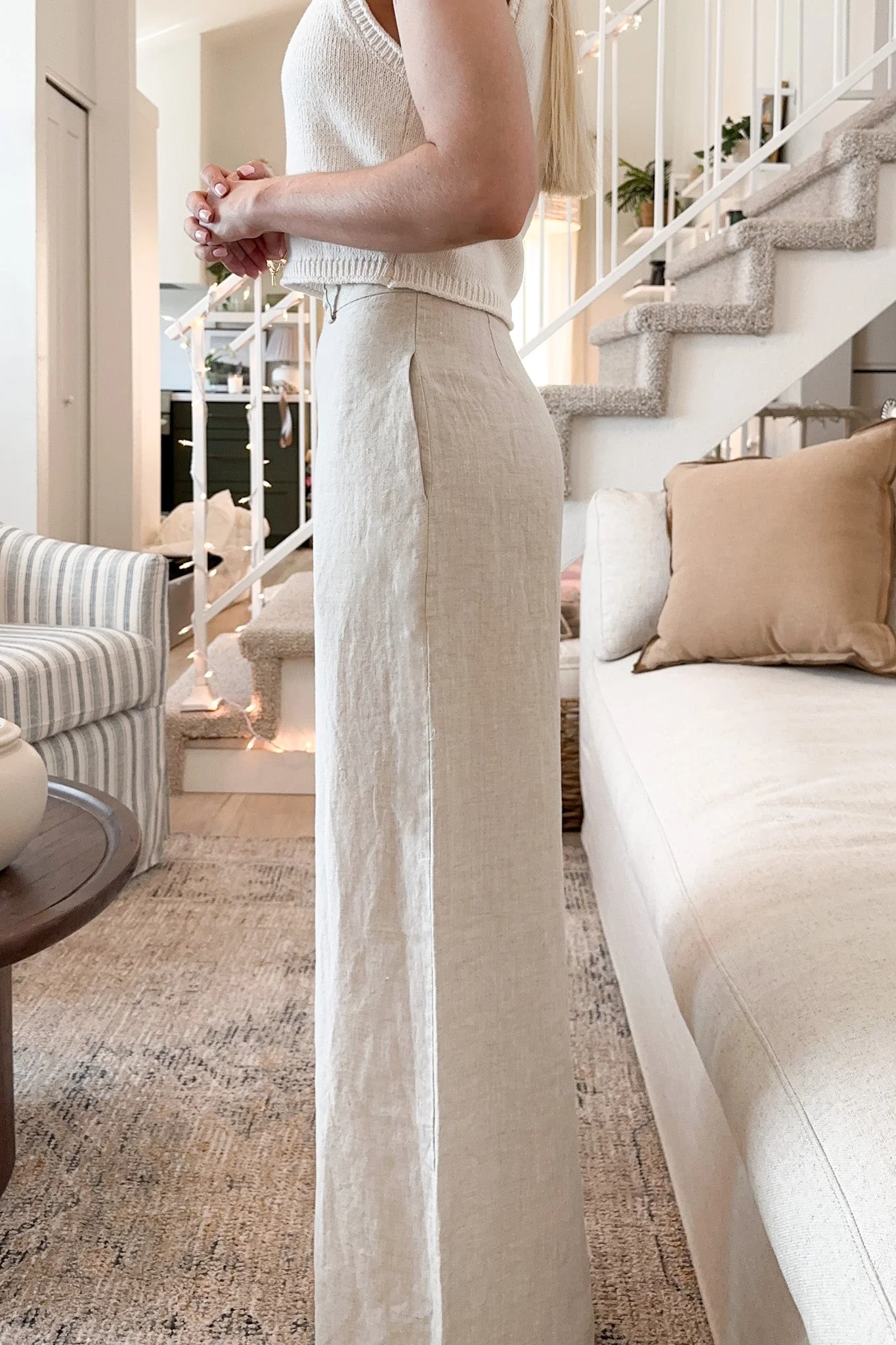 Daybreak 100% Linen Pants - Image 6