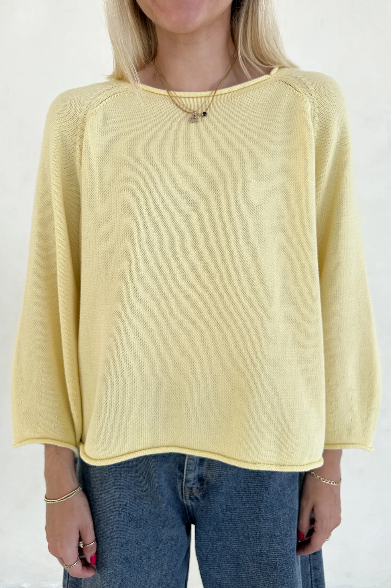 Daylight Lightweight Cotton Knit Sweater - Image 3