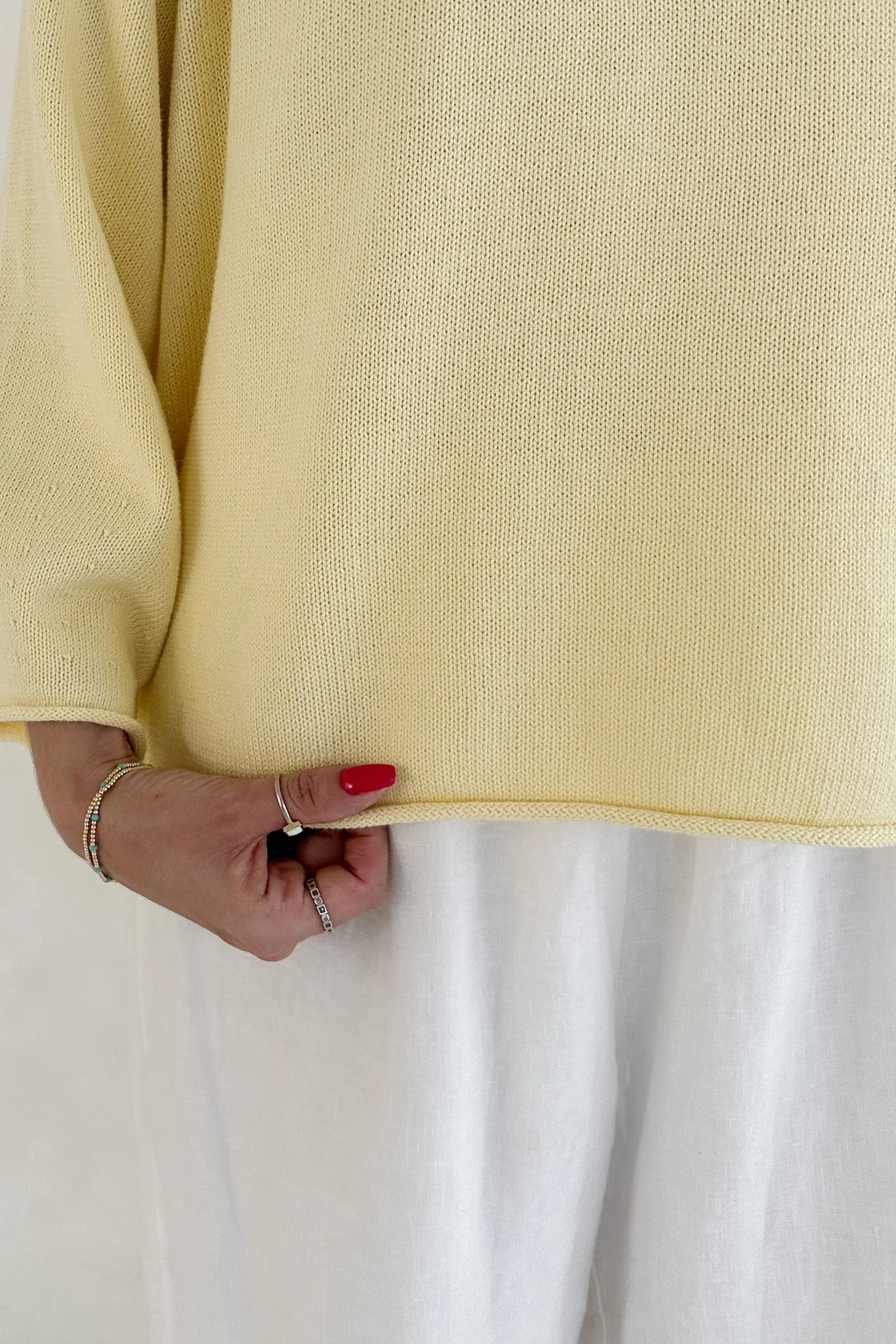 Daylight Lightweight Cotton Knit Sweater - Image 4