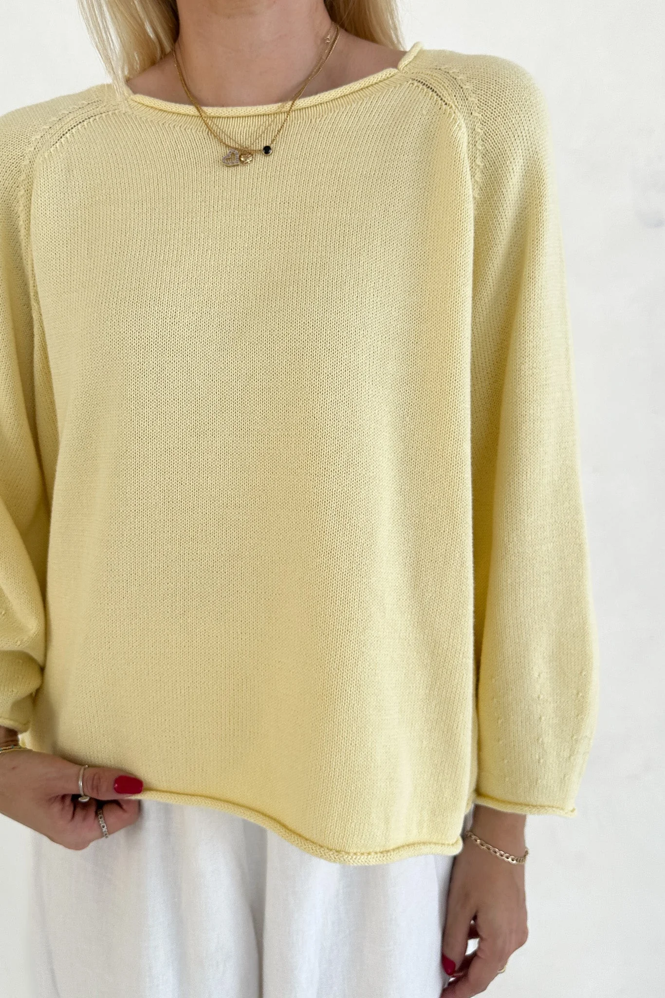 Daylight Lightweight Cotton Knit Sweater - Image 5