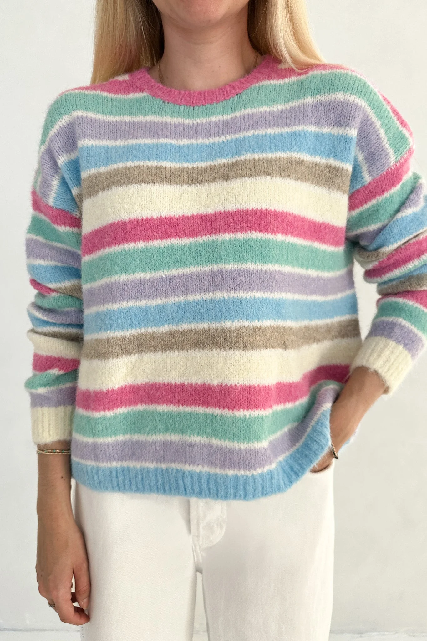 Dream House Knit Sweater in Rainbow
