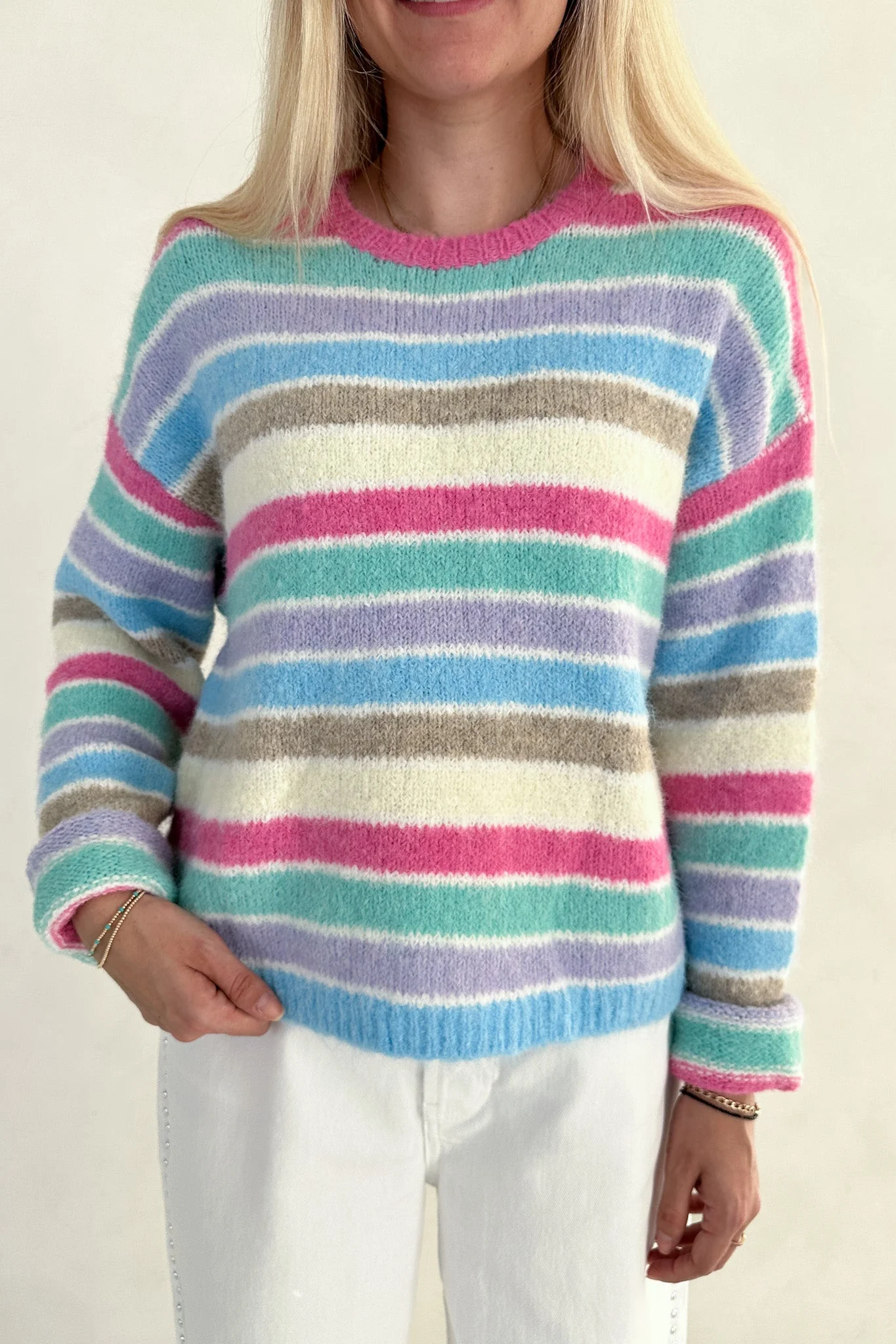 Dream House Knit Sweater in Rainbow - Image 5