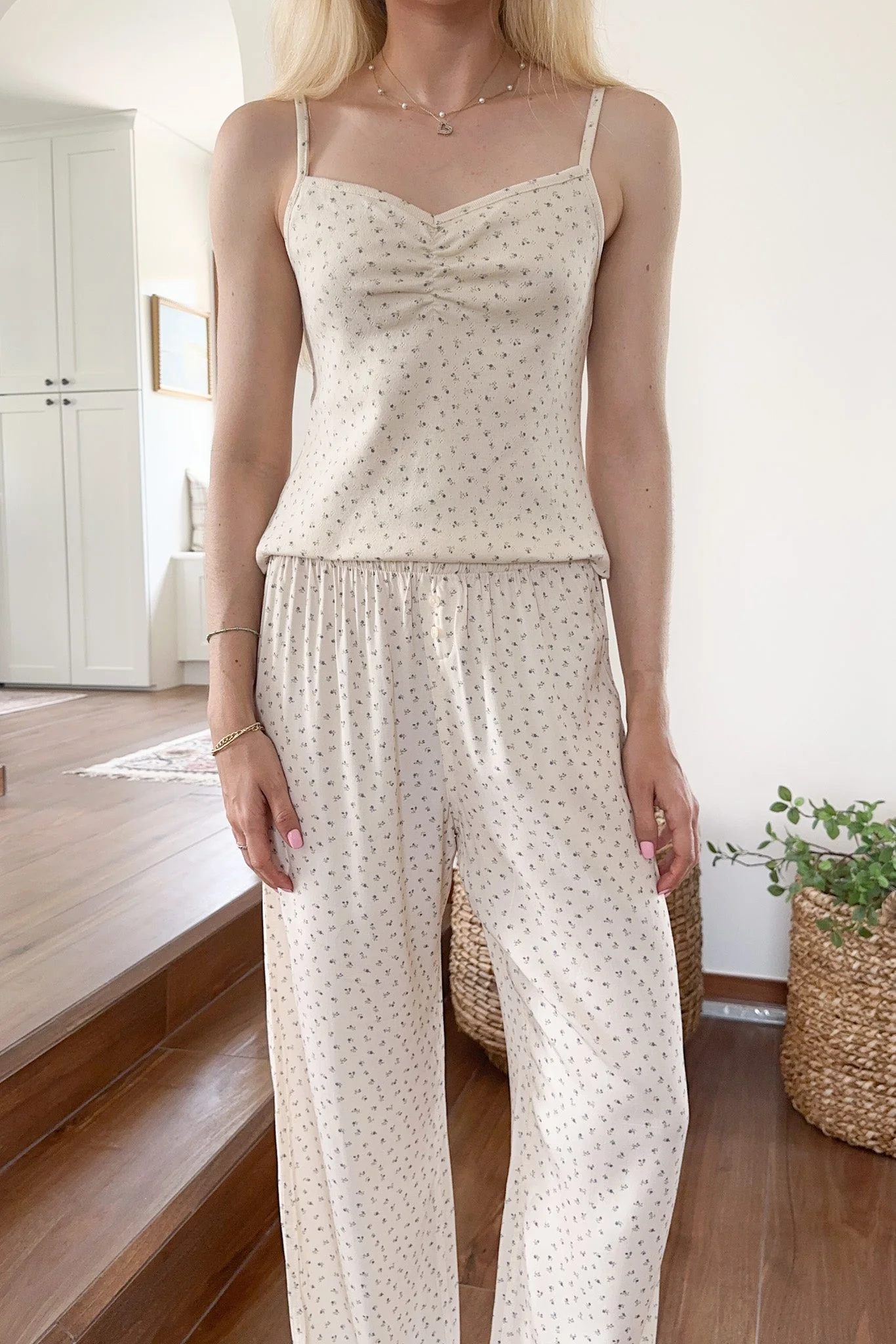 Dreamland Ditsy Floral Cozy Lounge Pants - Image 4