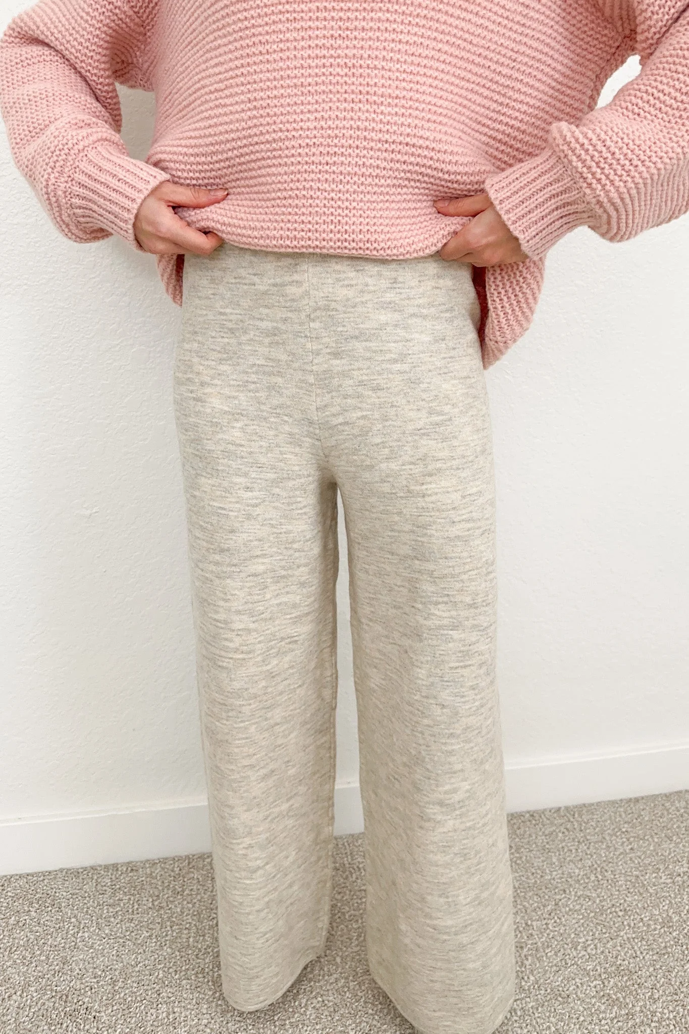 Dunes Straight Leg Sweater Pants in Grey Mist - Image 3