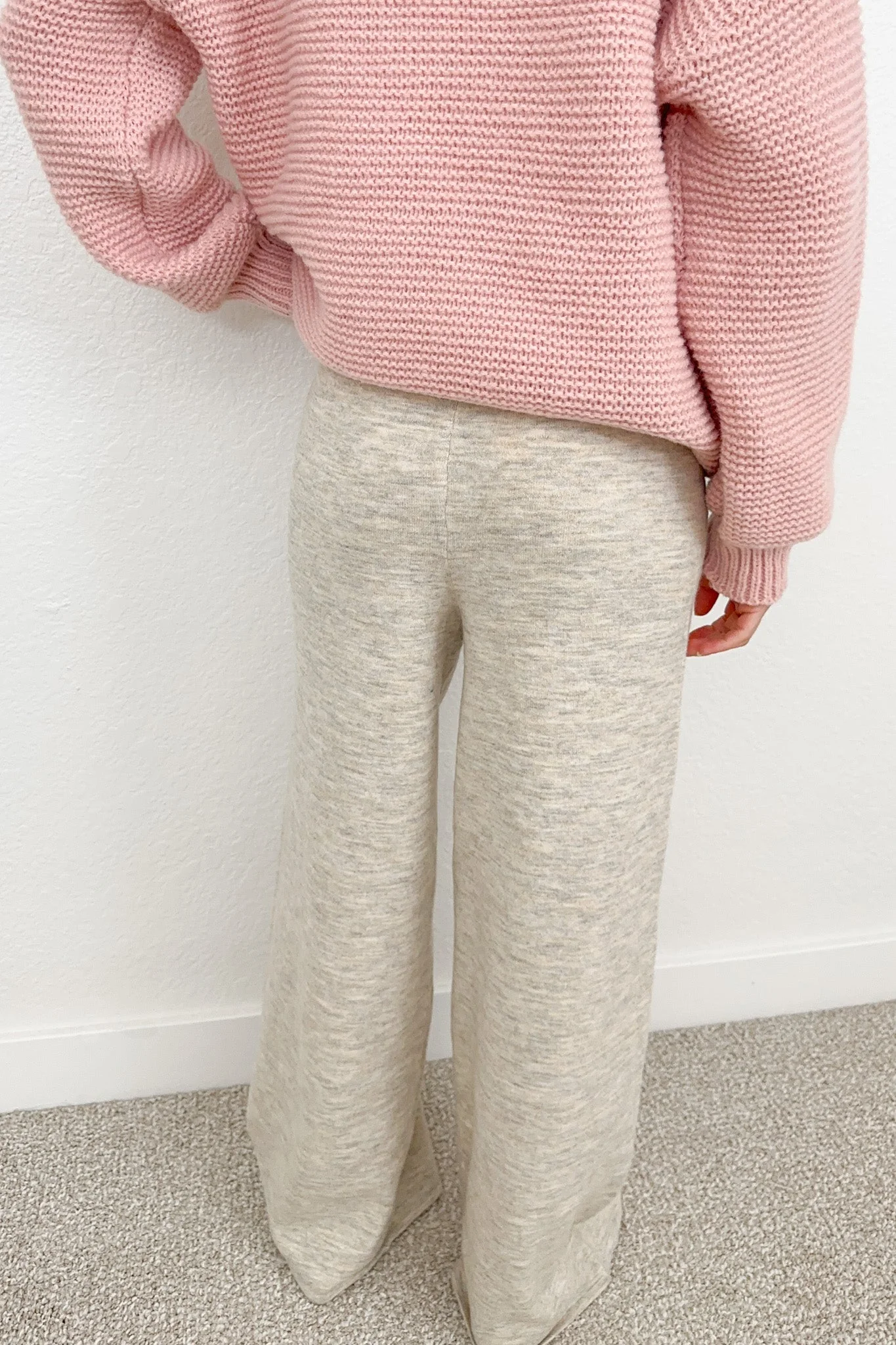 Dunes Straight Leg Sweater Pants in Grey Mist - Image 4