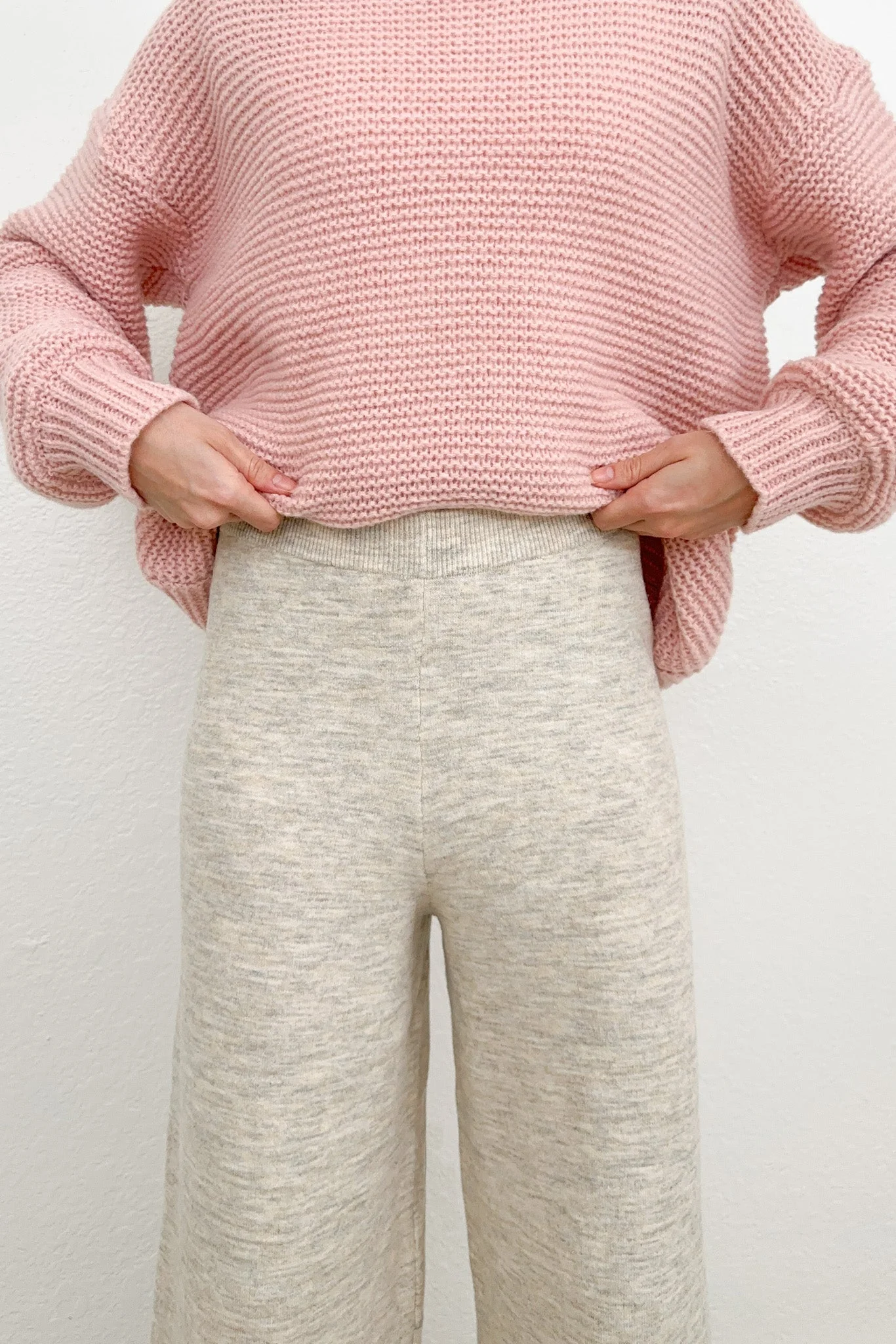 Dunes Straight Leg Sweater Pants in Grey Mist - Image 5