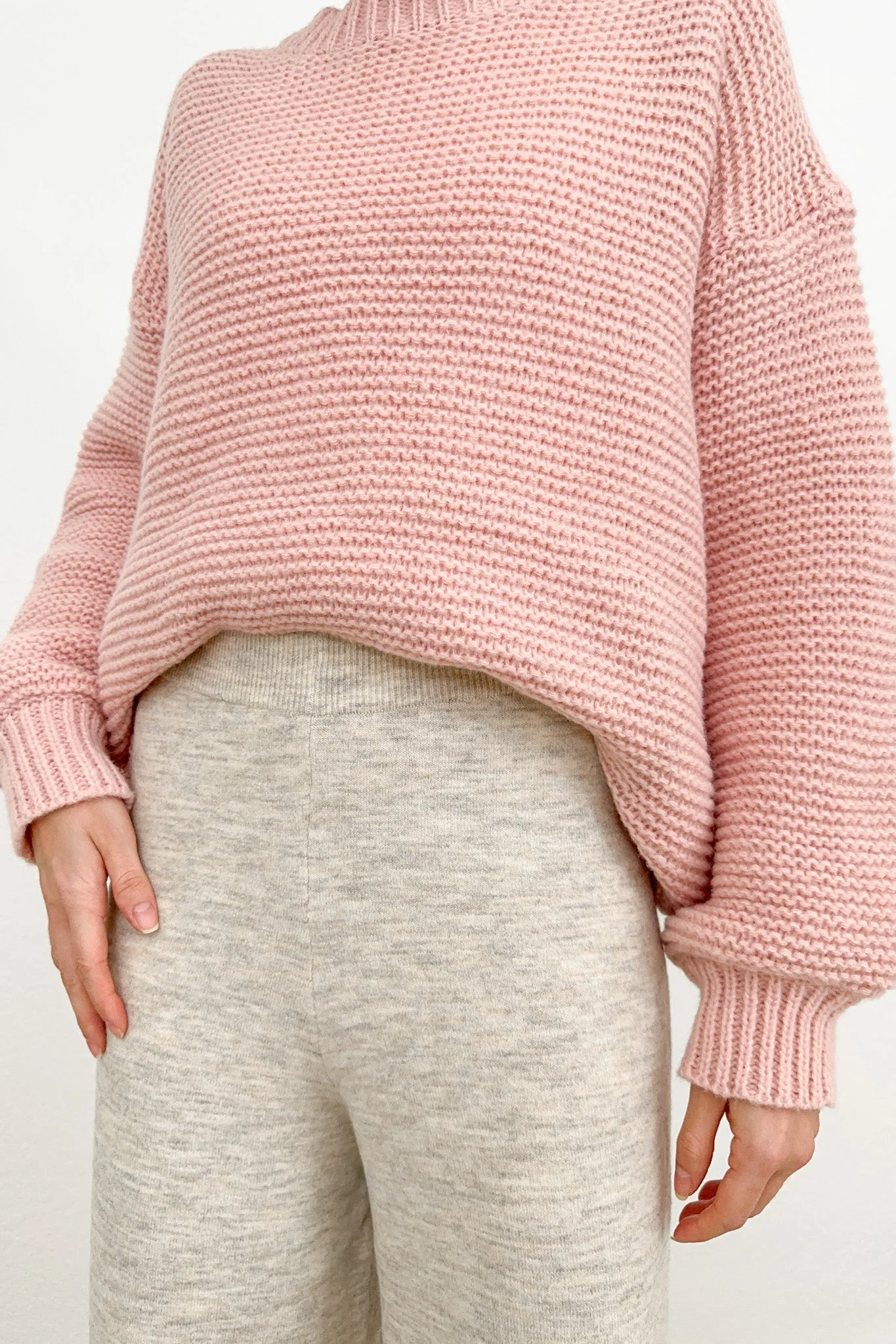 Dunes Straight Leg Sweater Pants in Grey Mist - Image 6