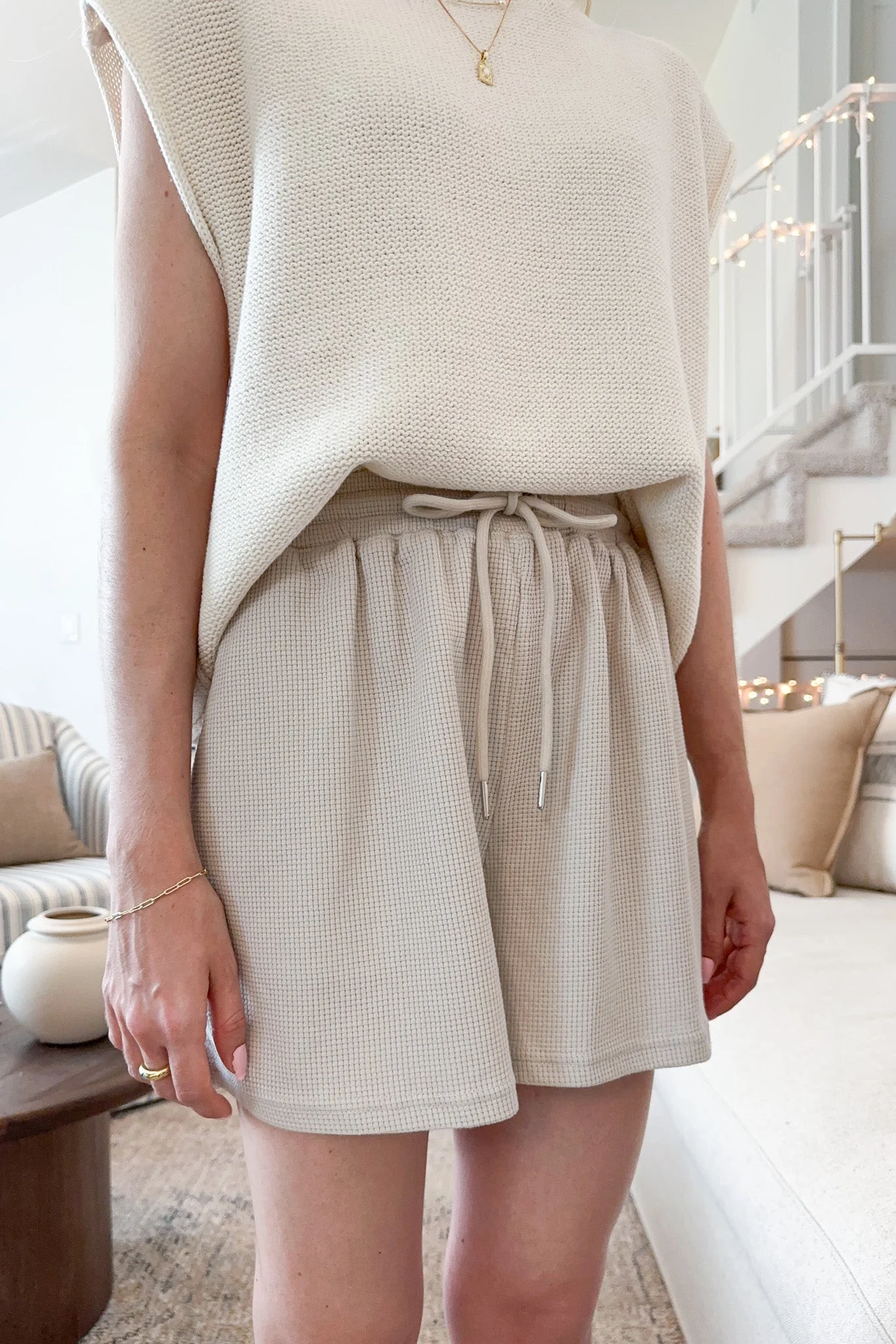 Dusk Waffle Knit Shorts