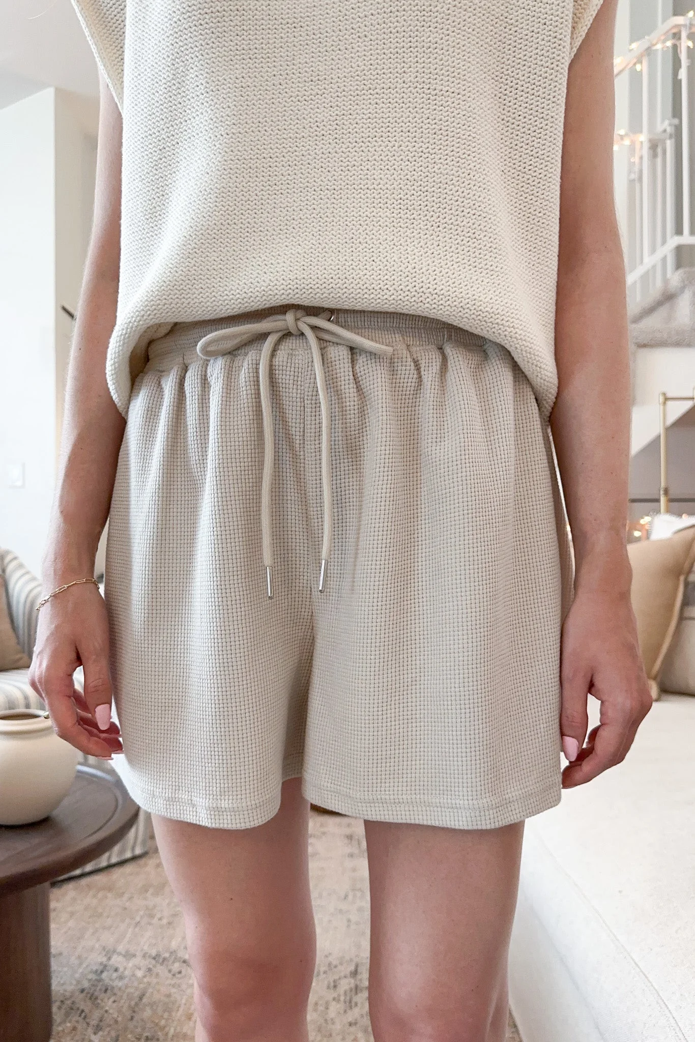 Dusk Waffle Knit Shorts - Image 4