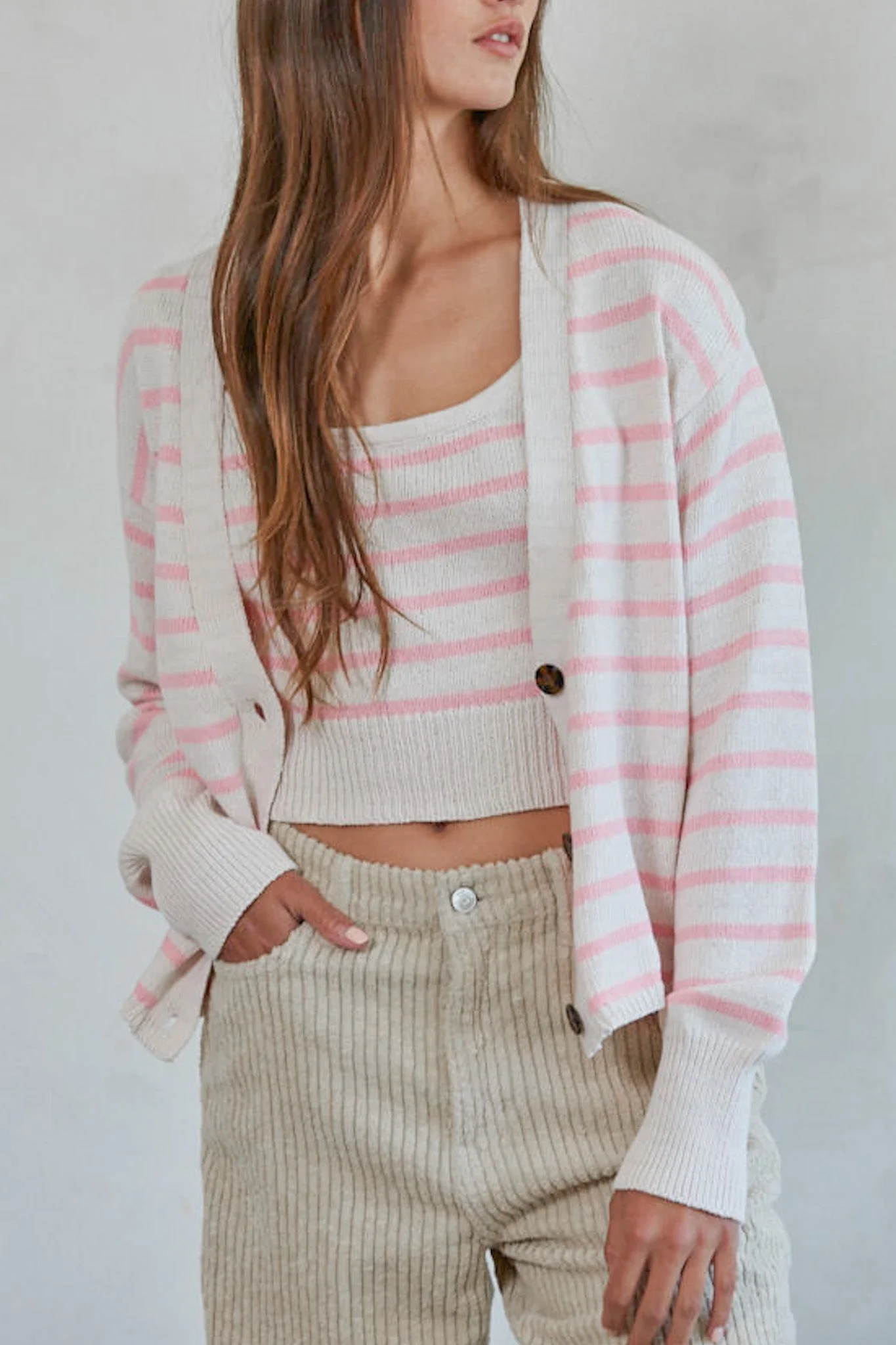 Ella Striped Knit Tank Top - Image 6
