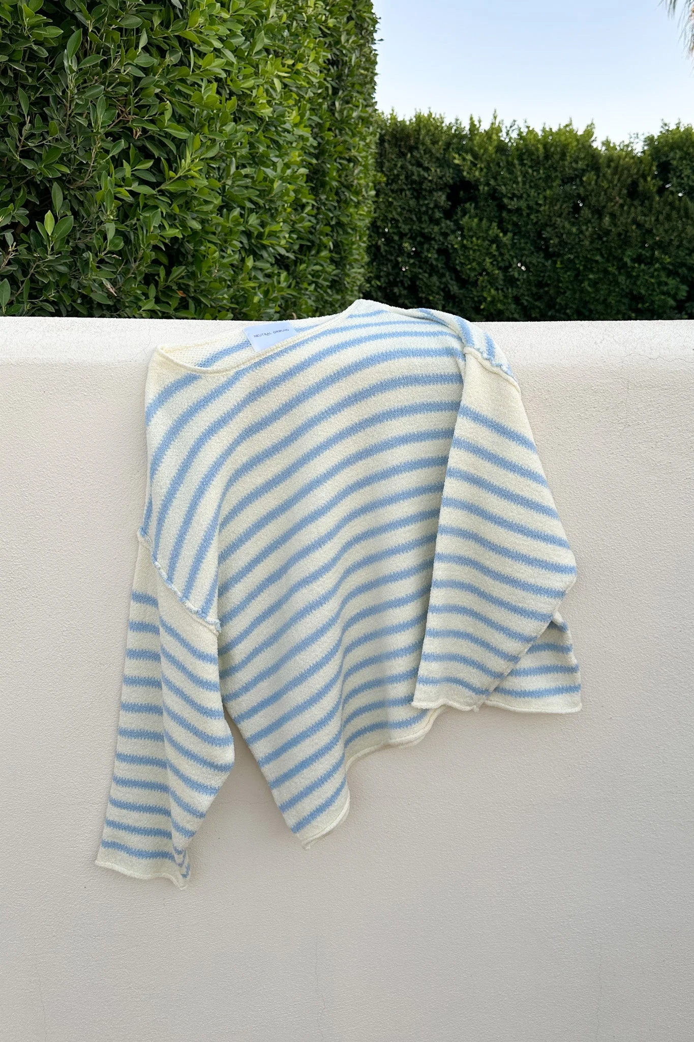 Endless Summer Oversized Sweater in Coastal Blue - Image 3